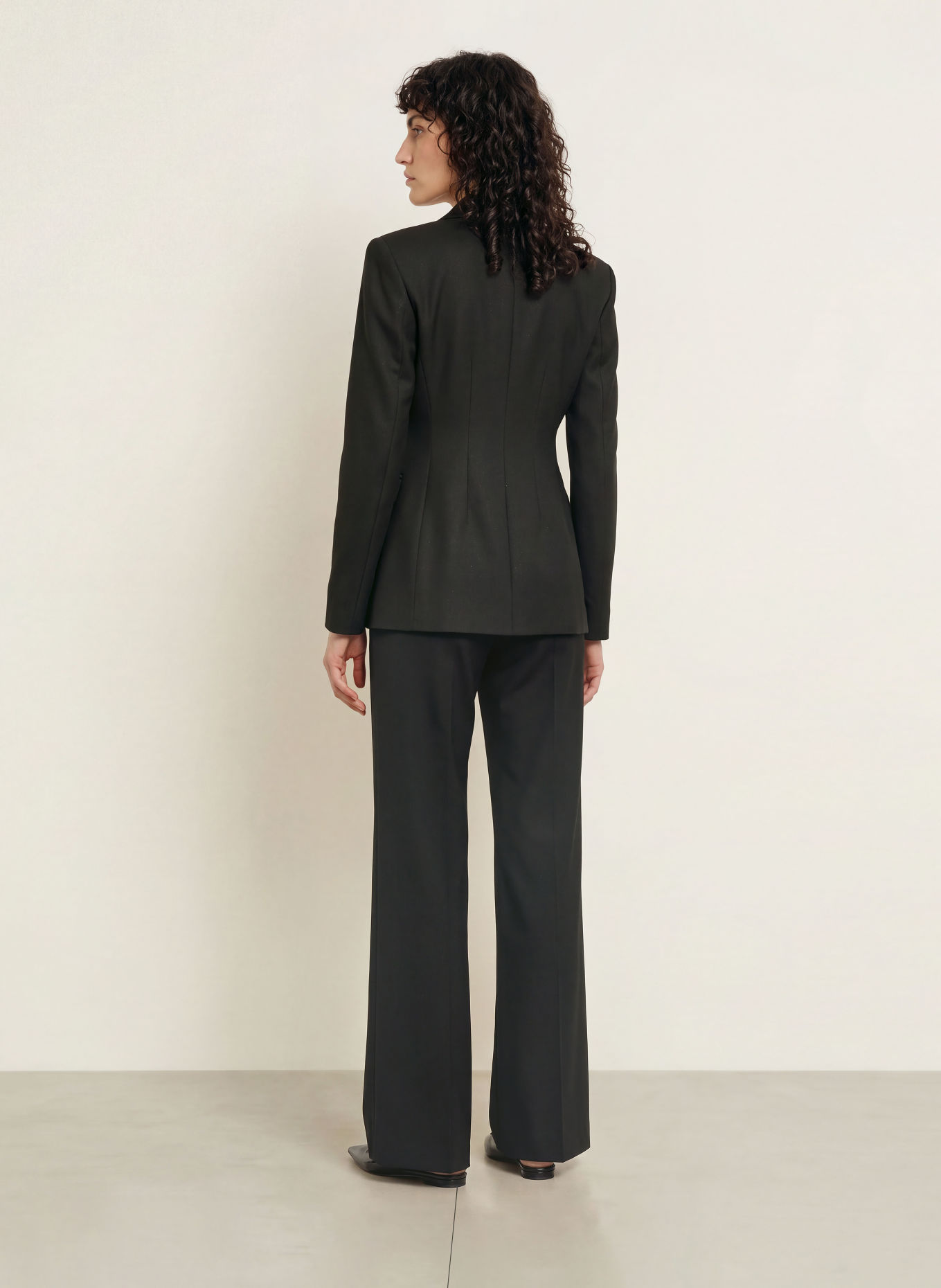 HUGO Blazer ASMALLA mit Glitzergarn: SCHWARZ