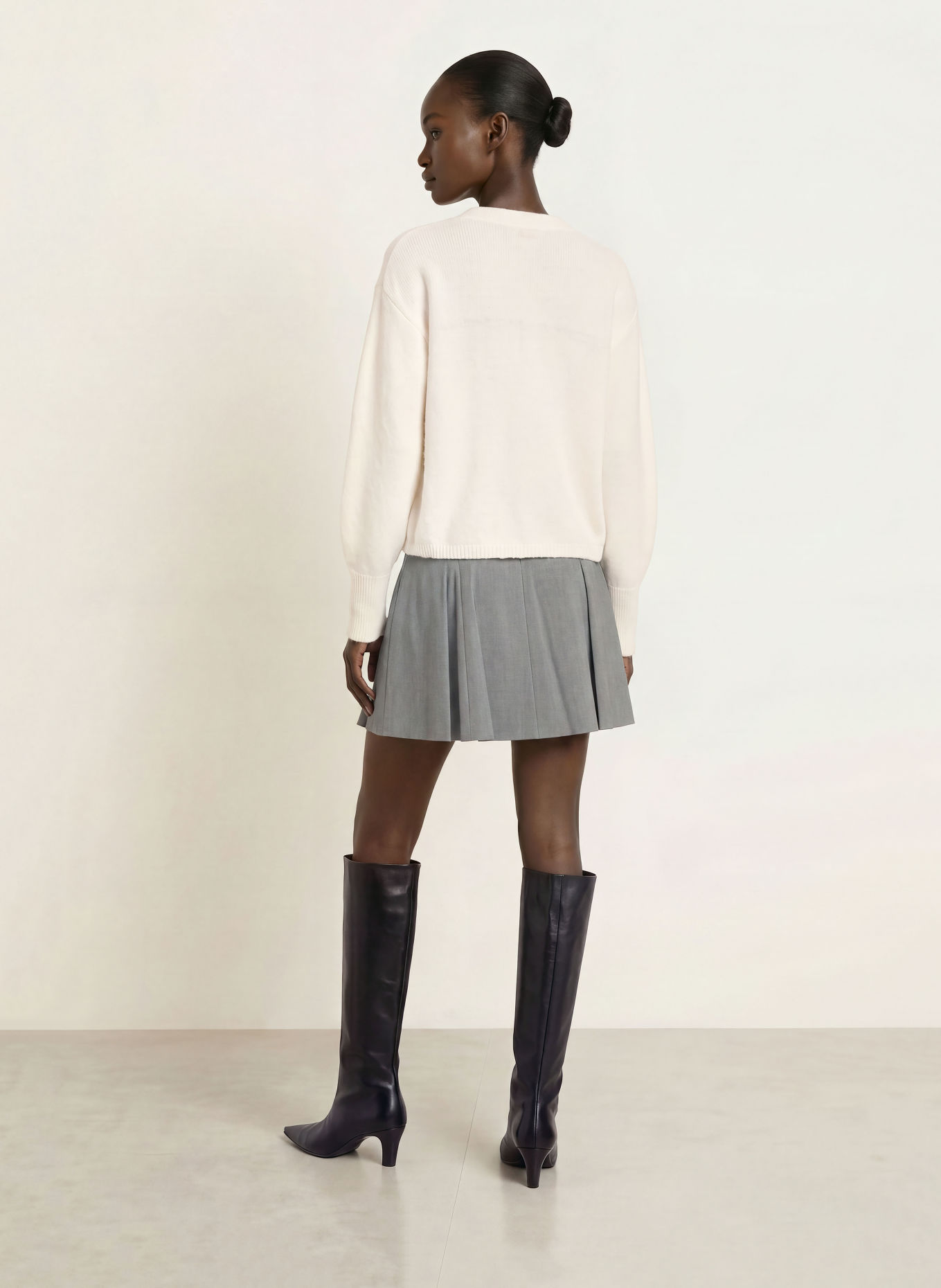 HUGO Strickjacke SIRALA: ECRU