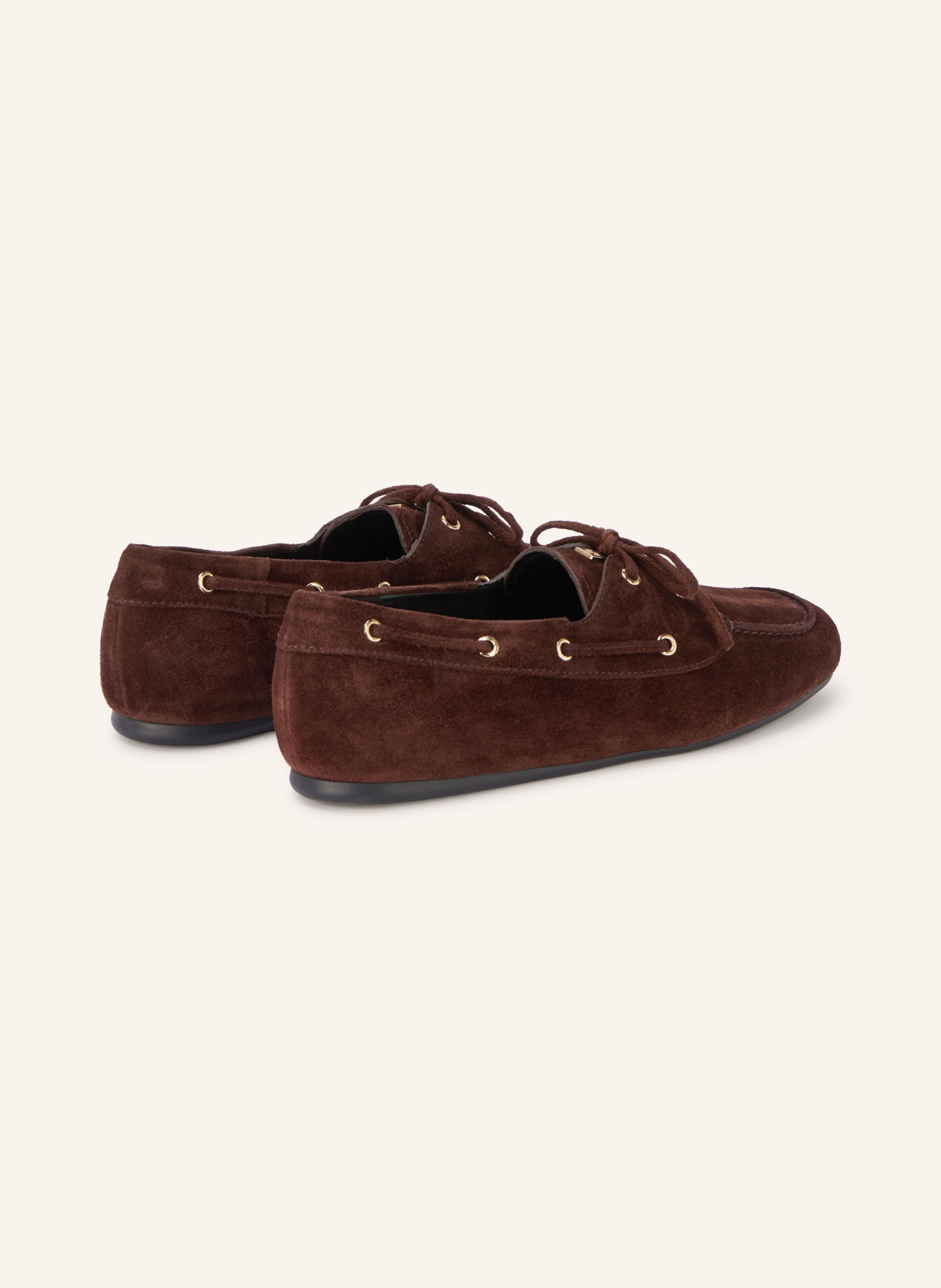 Högl Bootschoenen: MARRON FONCÉ / GOUD