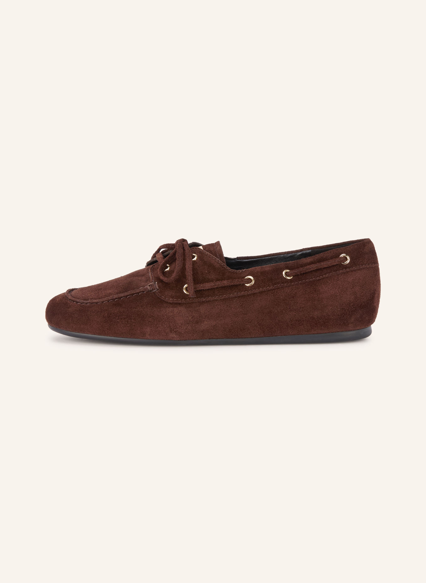 Högl Bootschoenen: MARRON FONCÉ / GOUD