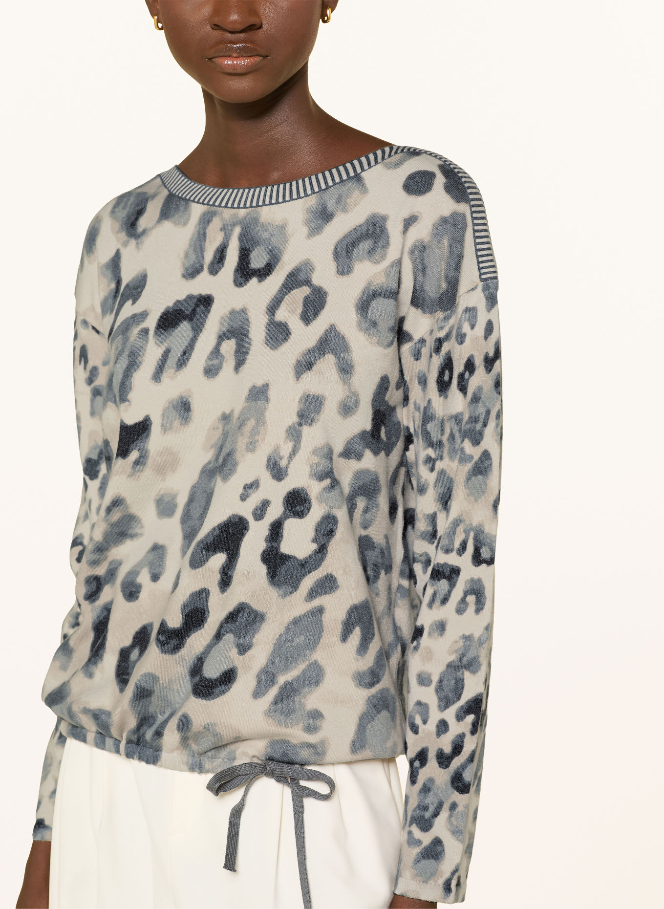 Betty Barclay Trui: GRIJS / BEIGE / ECRU