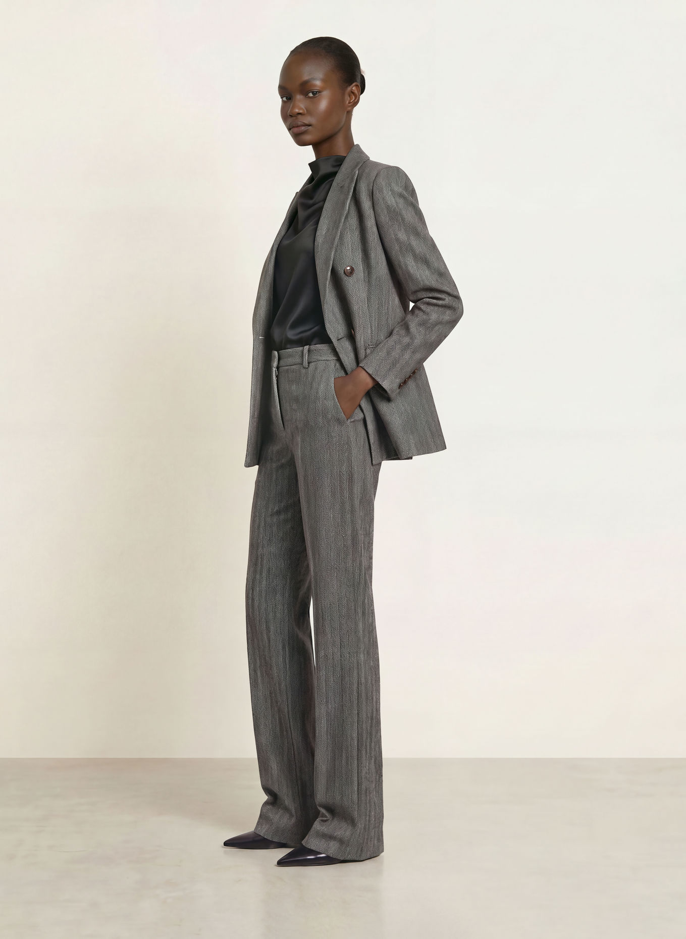 Max Mara STUDIO Blazer CRESTA: SCHWARZ / WEISS