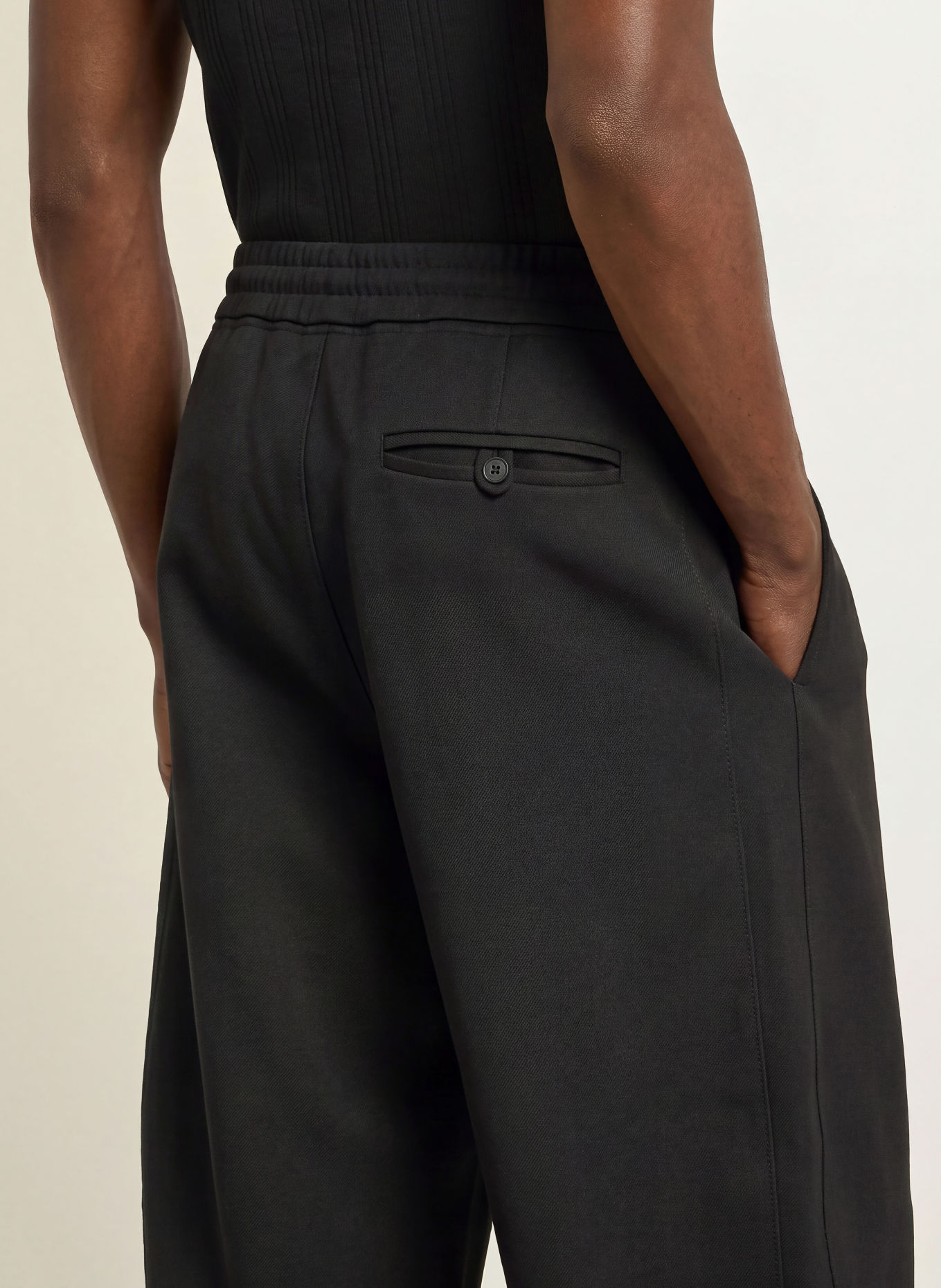 HUGO Pantaloni de trening DARETO: NEGRU