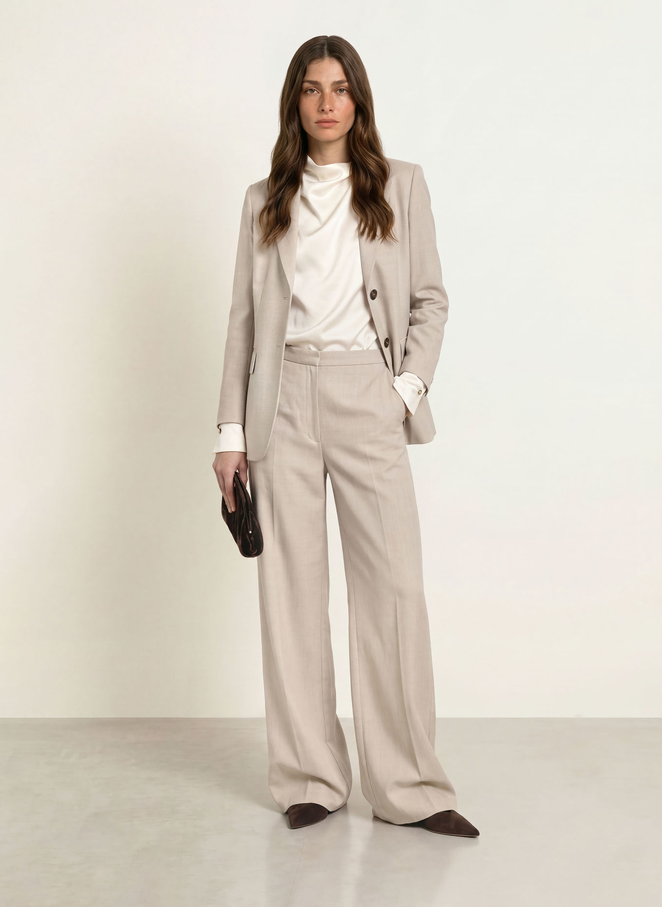 Max Mara STUDIO Marlenehose RECENTE: BEIGE