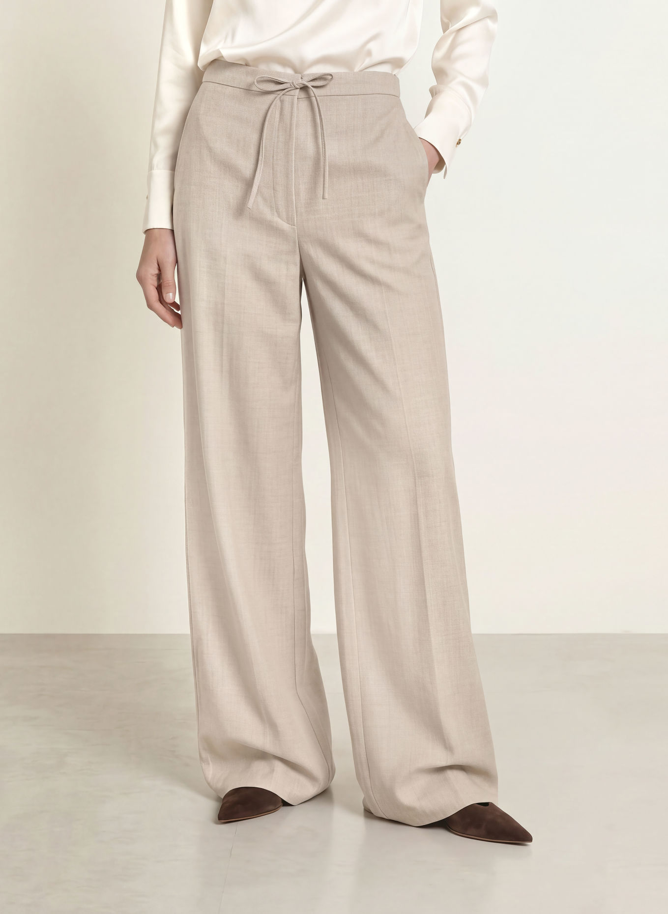 Max Mara STUDIO Marlenehose RECENTE: BEIGE