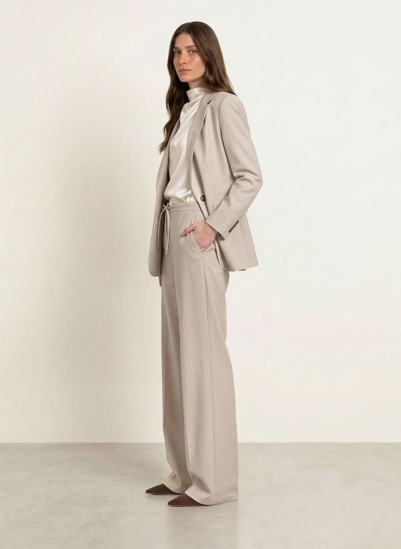 Max Mara STUDIO Marlenehose RECENTE: BEIGE