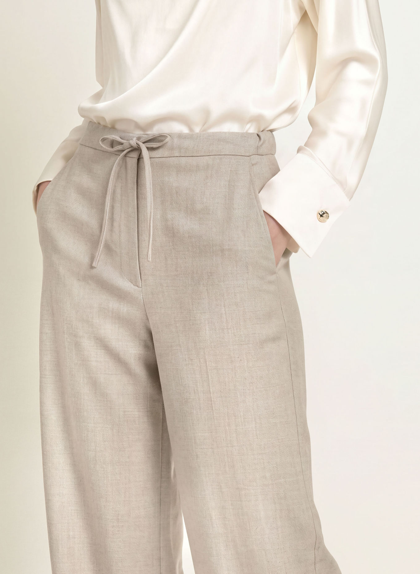 Max Mara STUDIO Marlenehose RECENTE: BEIGE