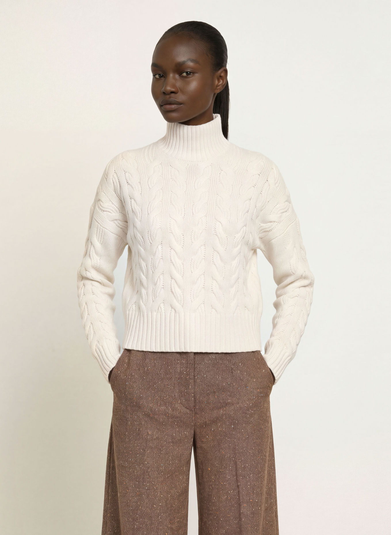 Max Mara STUDIO Trui COSMO: CRÈME
