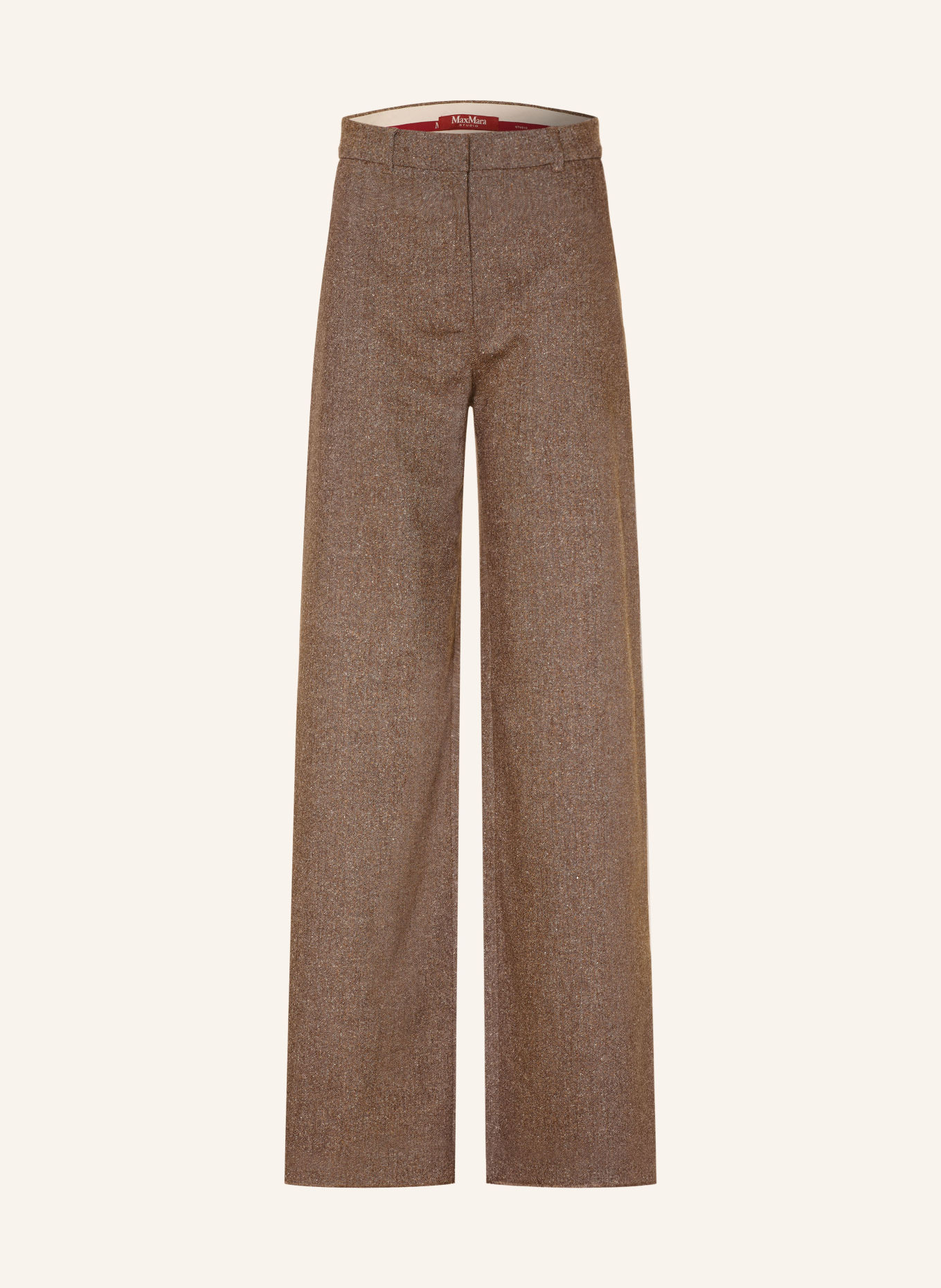 Max Mara STUDIO Marlenehose GIOIA: BRAUN / WEISS