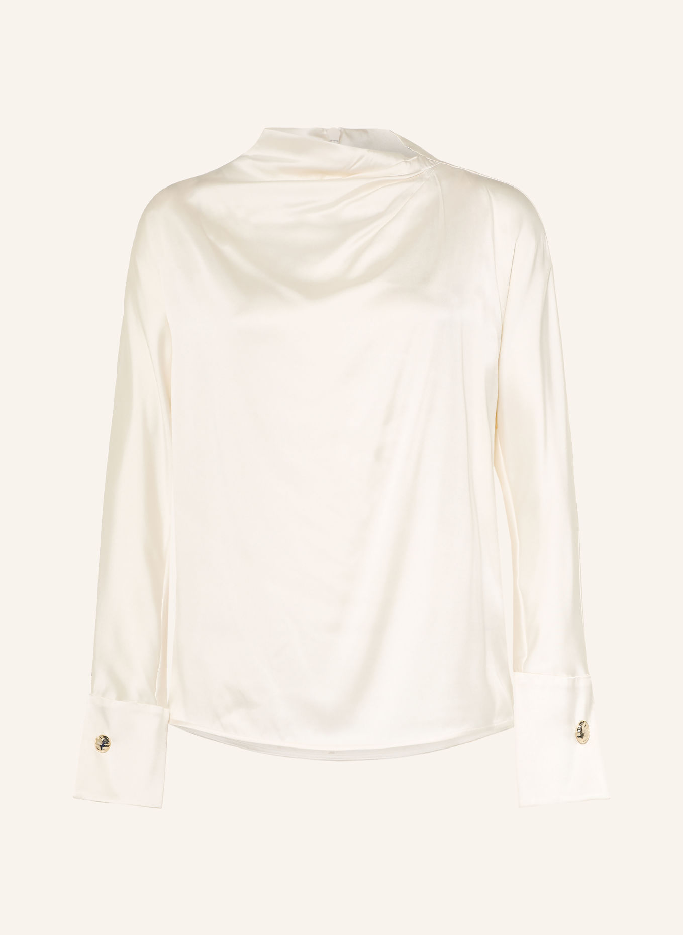 Max Mara STUDIO Chemisier QUINTO avec de la soie: CRÈME