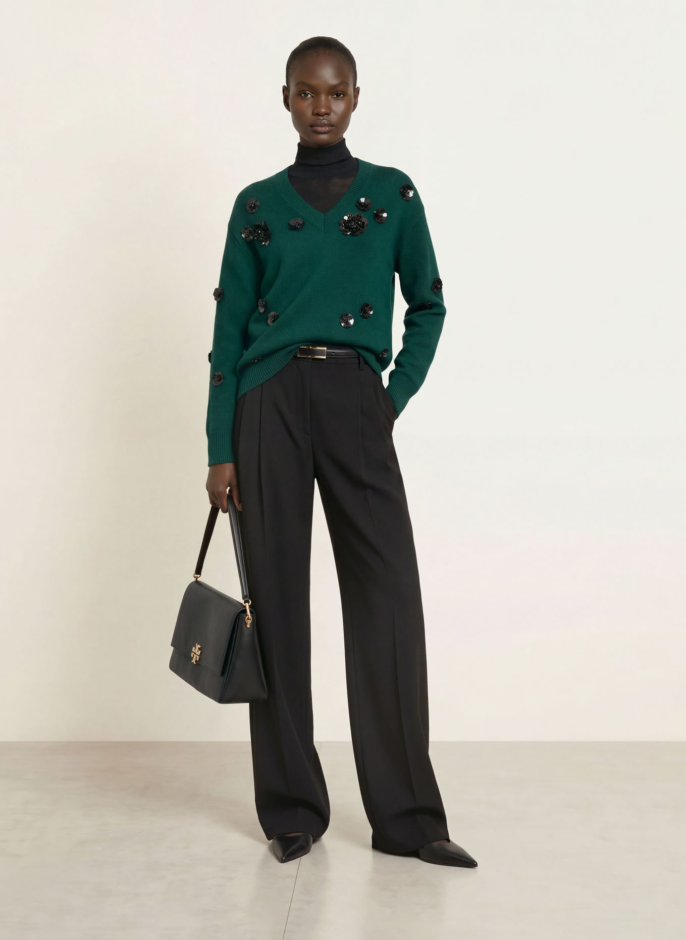 Max Mara STUDIO Marlenehose ABETAIA: SCHWARZ