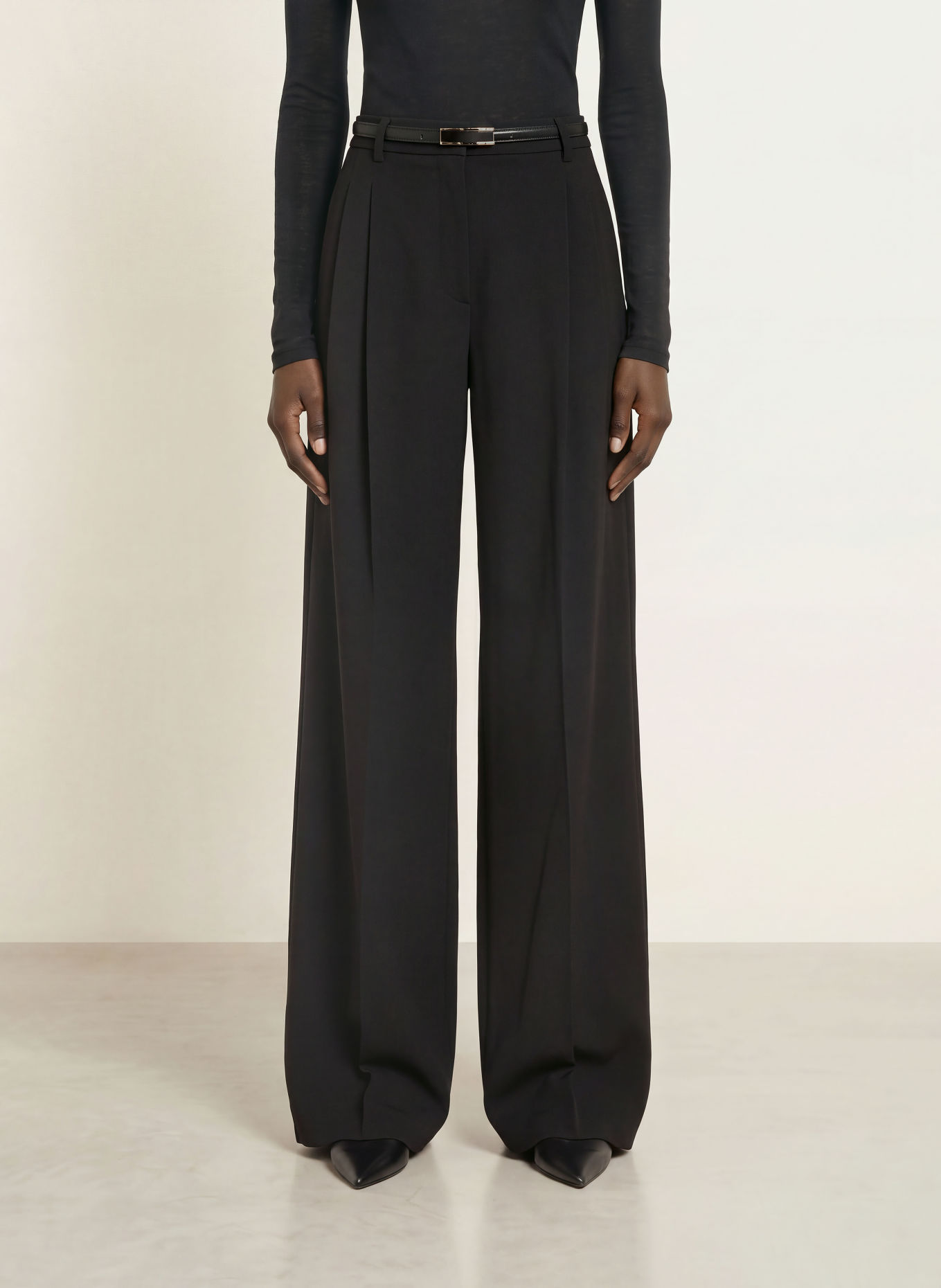 Max Mara STUDIO Marlenehose ABETAIA: SCHWARZ