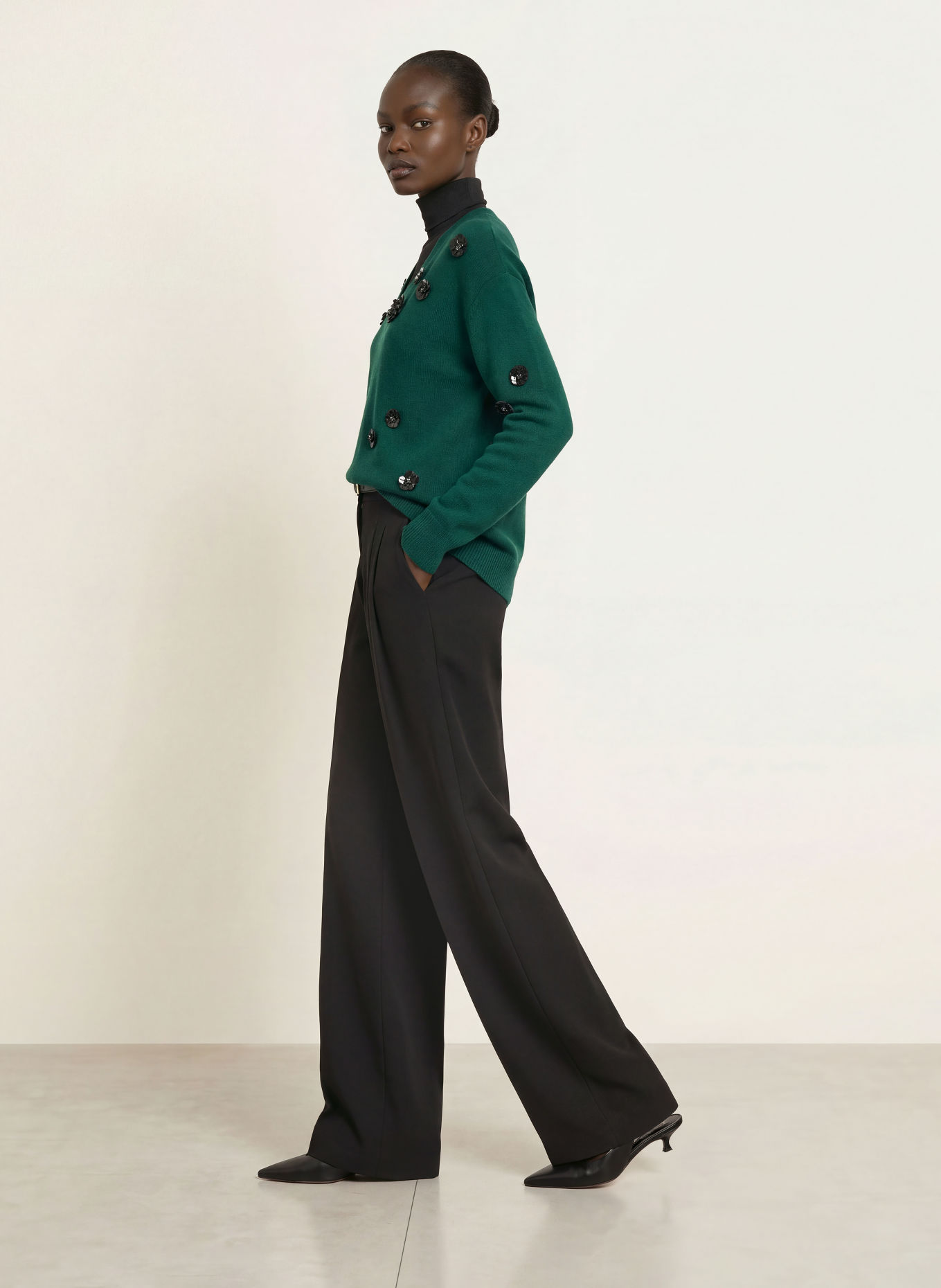 Max Mara STUDIO Marlenehose ABETAIA: SCHWARZ