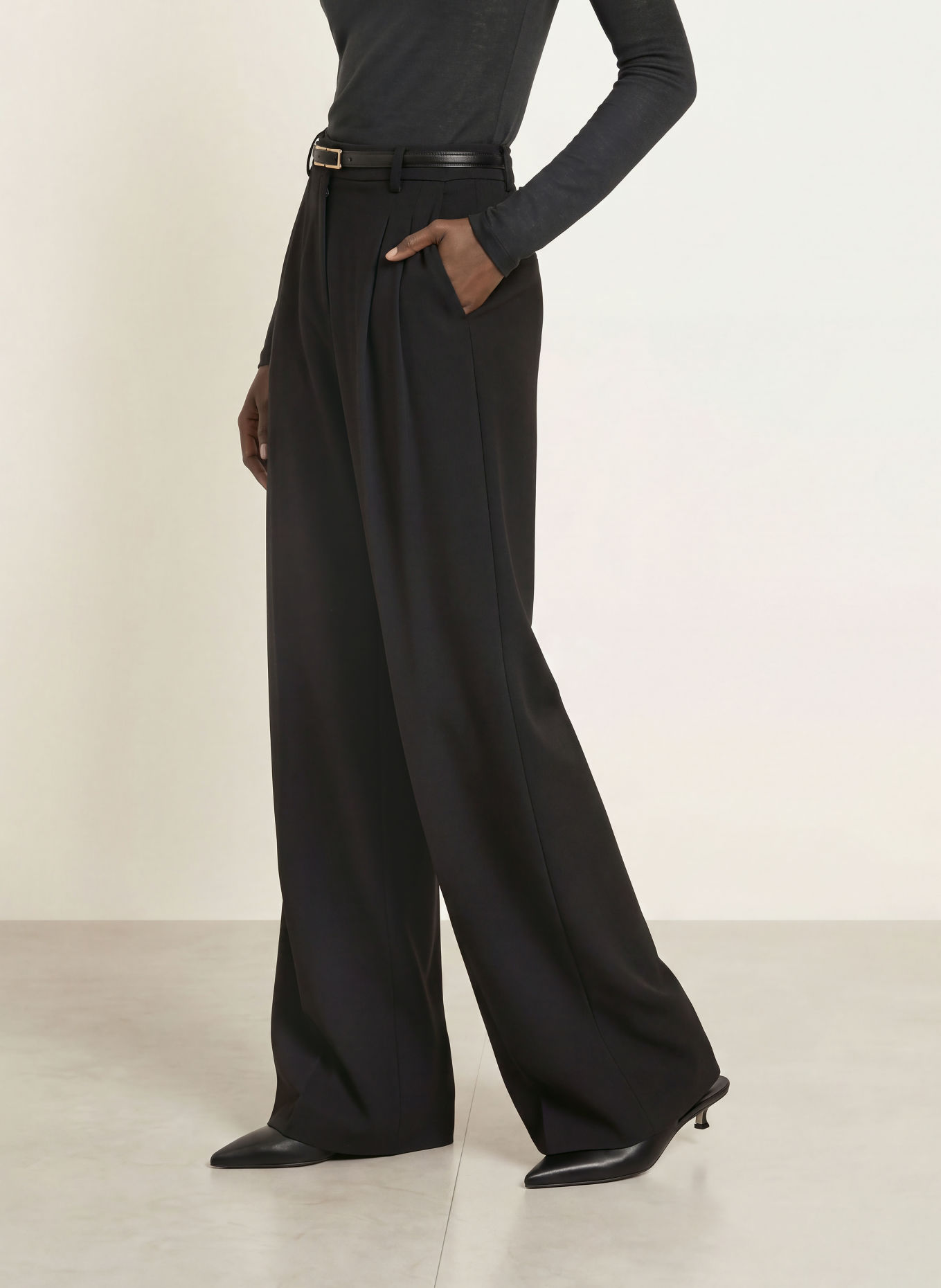 Max Mara STUDIO Marlenehose ABETAIA: SCHWARZ