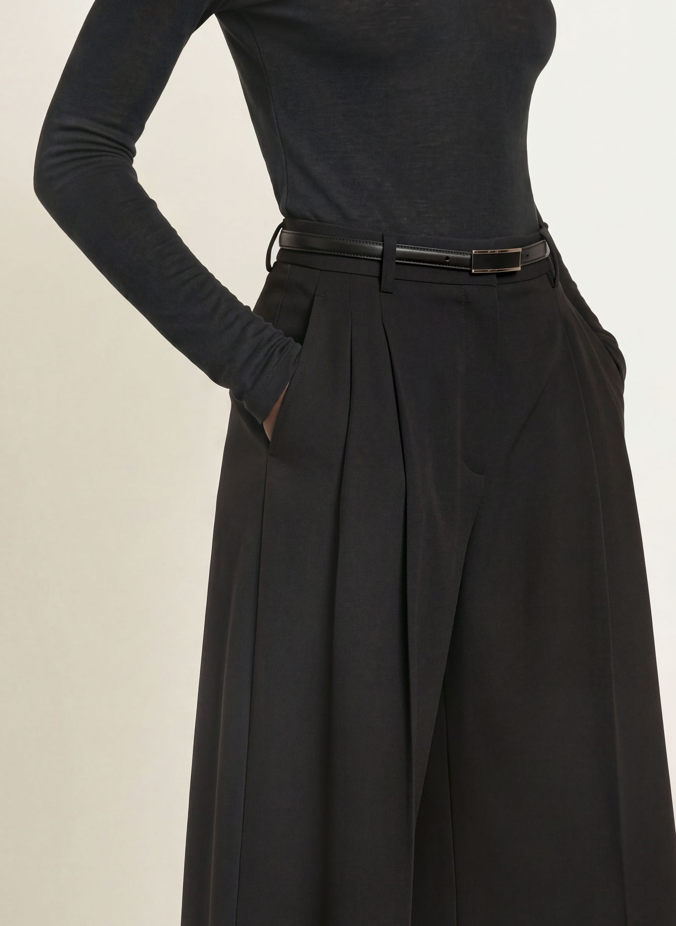 Max Mara STUDIO Marlenehose ABETAIA: SCHWARZ