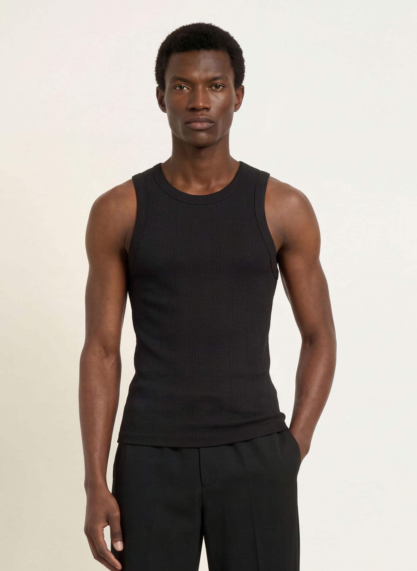 HUGO Tanktop DAPITO: ZWART