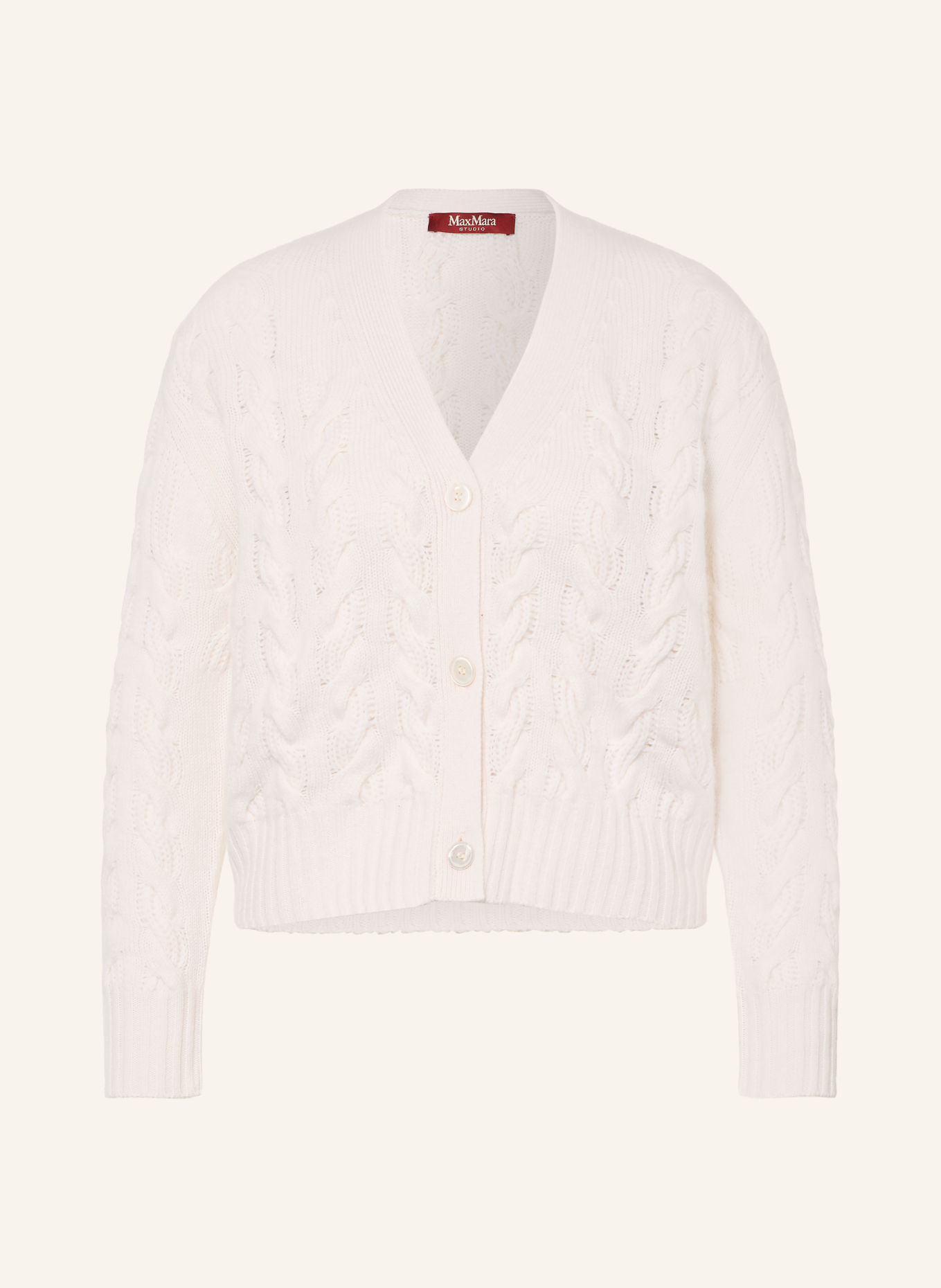 Max Mara STUDIO Vest STORLI: WIT