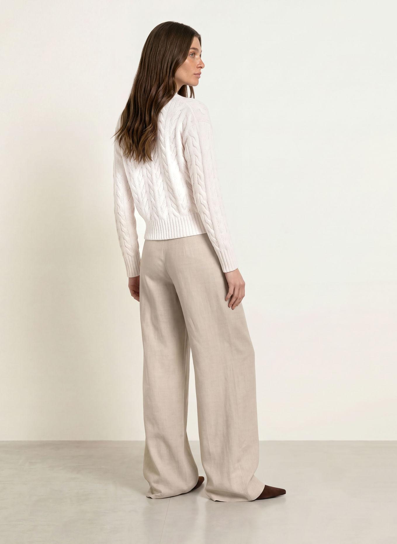 Max Mara STUDIO Vest STORLI: WIT