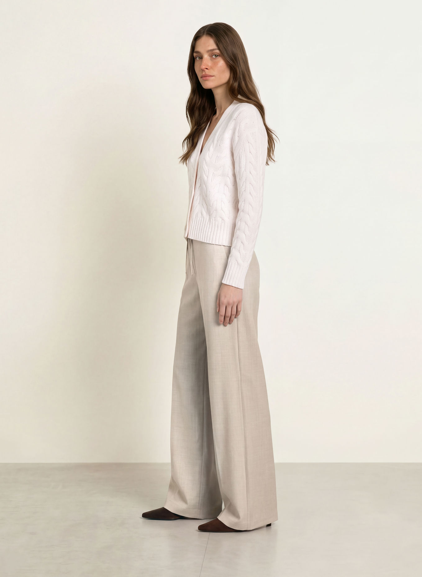 Max Mara STUDIO Vest STORLI: WIT