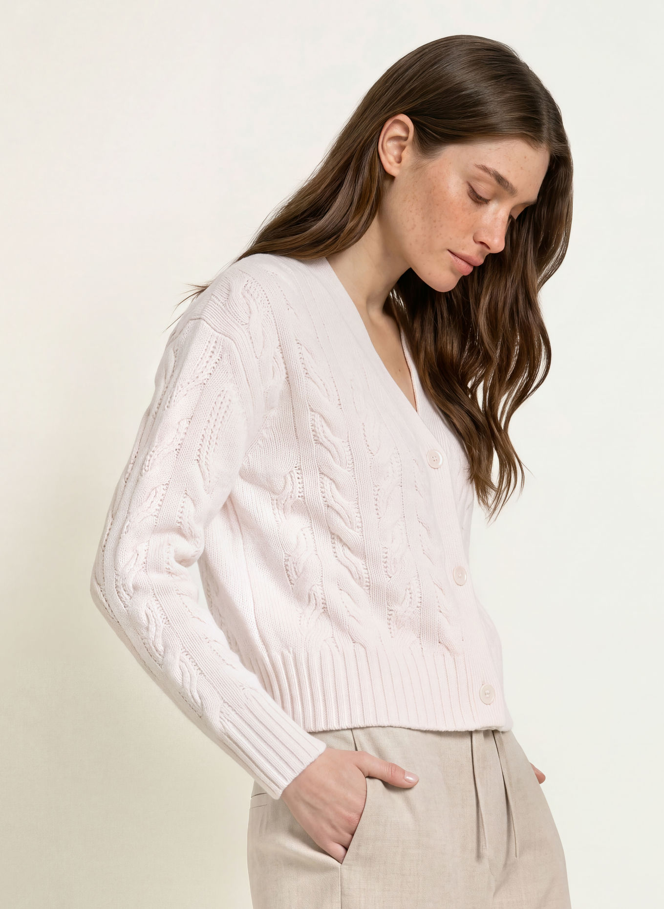 Max Mara STUDIO Vest STORLI: WIT
