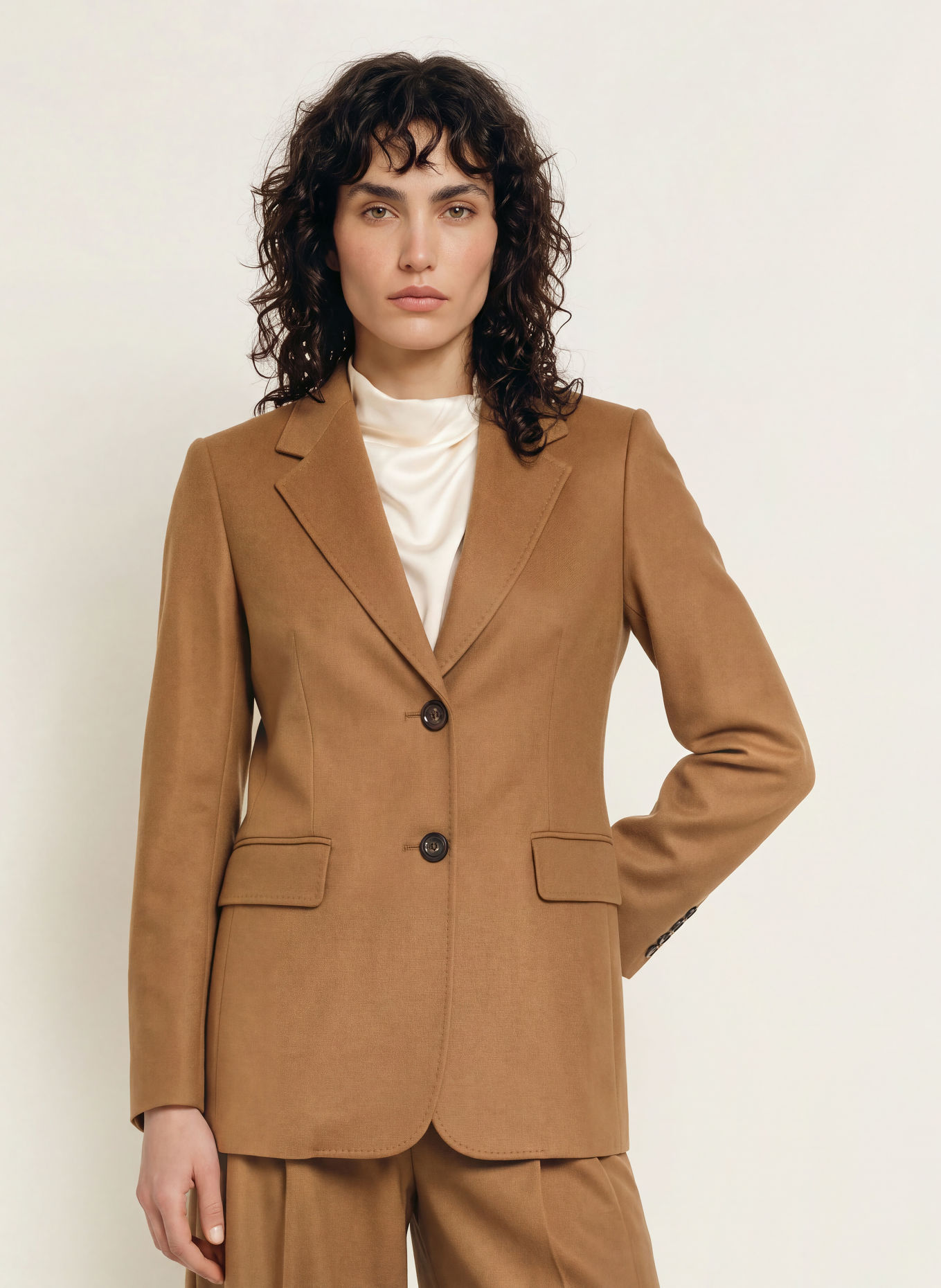 Max Mara STUDIO Blazer VOLPINO: HELLBRAUN
