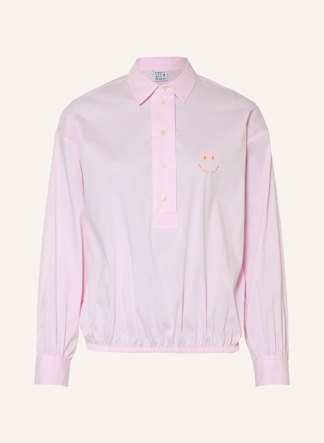 Emily VAN DEN BERGH Blusenshirt: ROSA / WEISS
