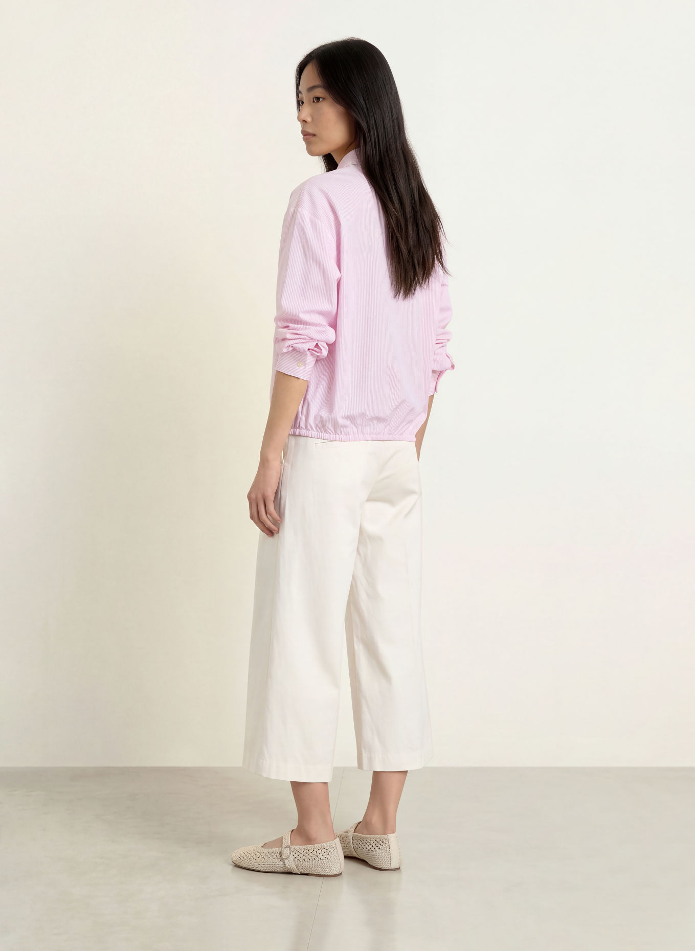 Emily VAN DEN BERGH Blusenshirt: ROSA / WEISS