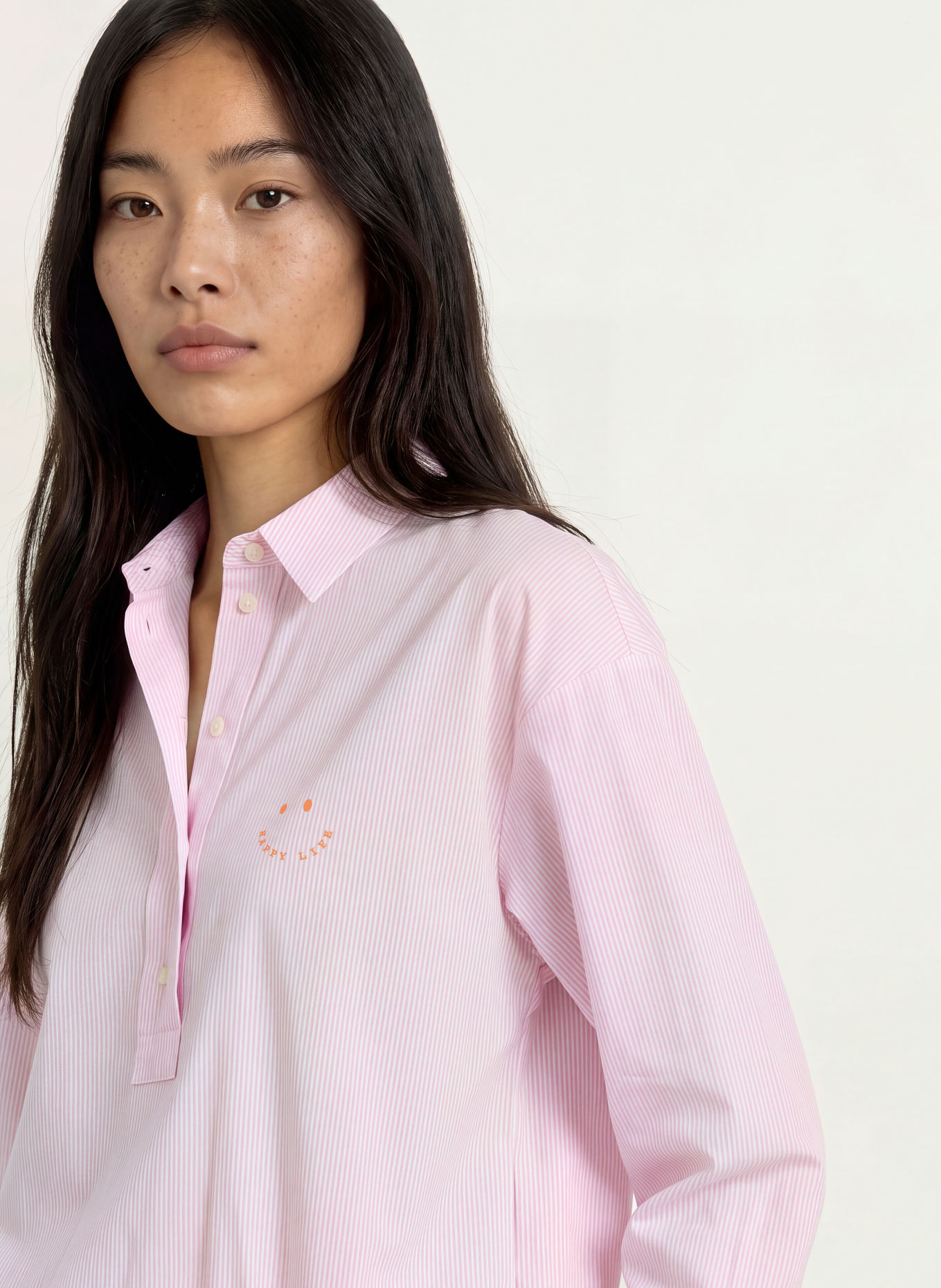 Emily VAN DEN BERGH Blusenshirt: ROSA / WEISS