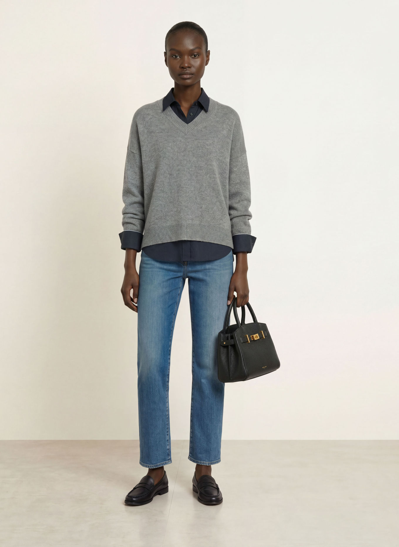 PESERICO Pullover: GRÅ