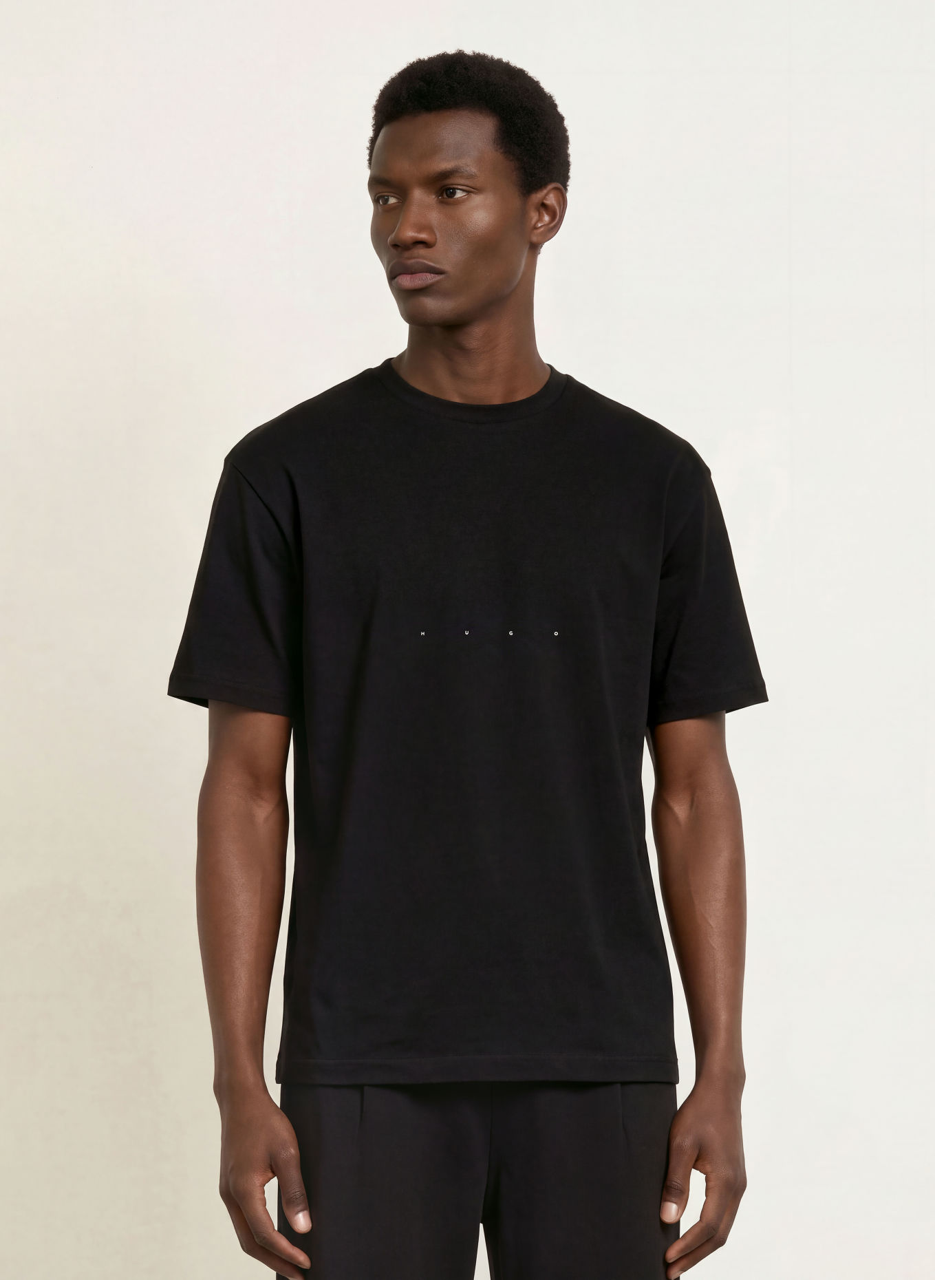 HUGO T-shirt DEVROLO: NOIR