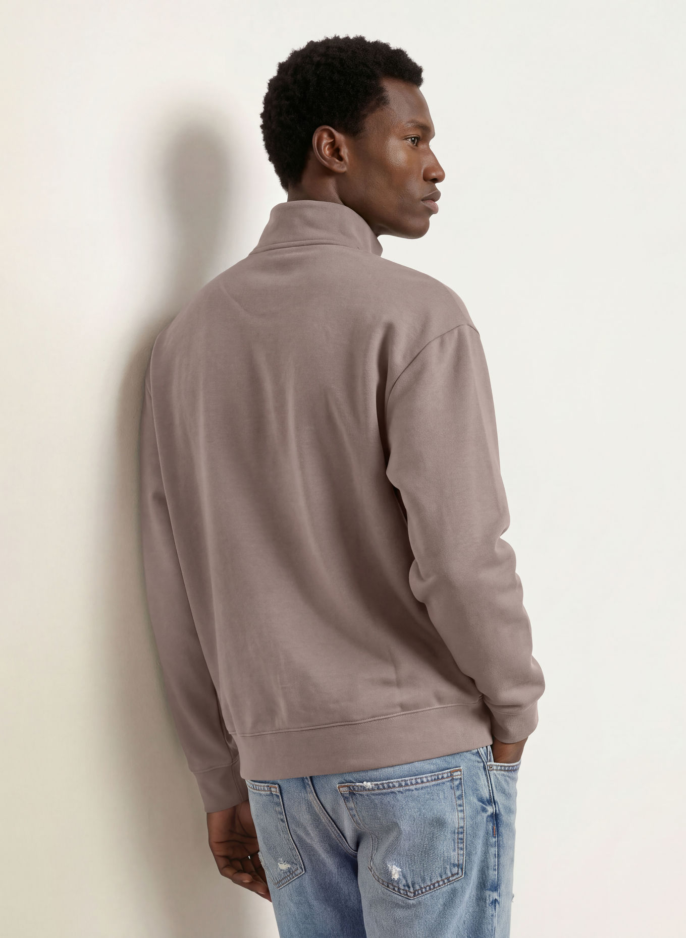 HUGO Sweat-Troyer DALIZIP: TAUPE