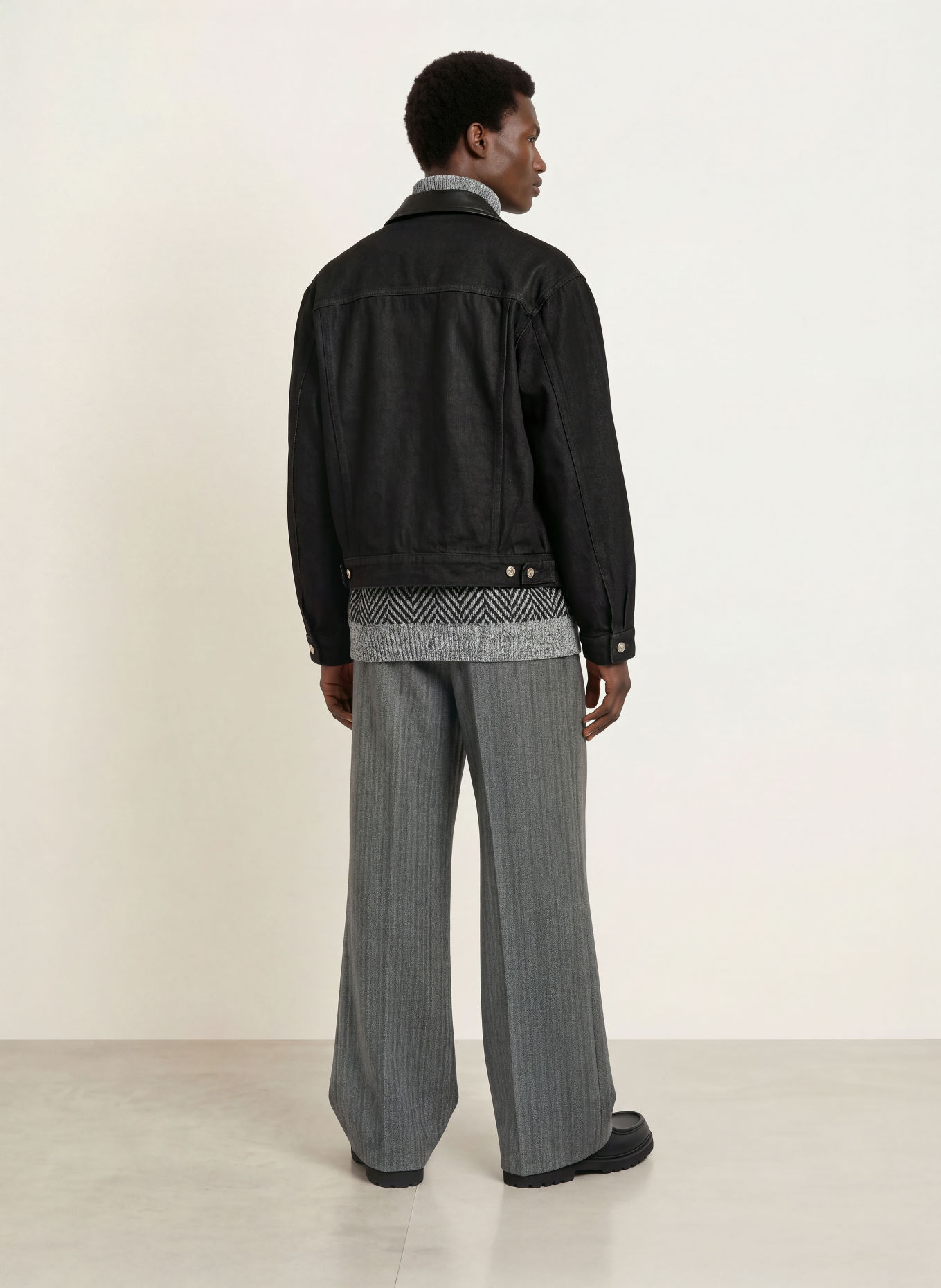 HUGO Spijkerjas: 001 BLACK