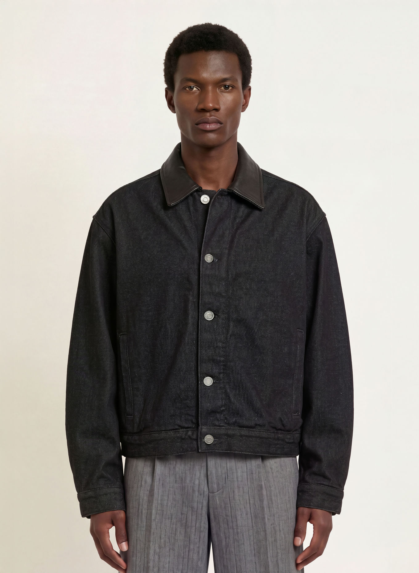 HUGO Spijkerjas: 001 BLACK