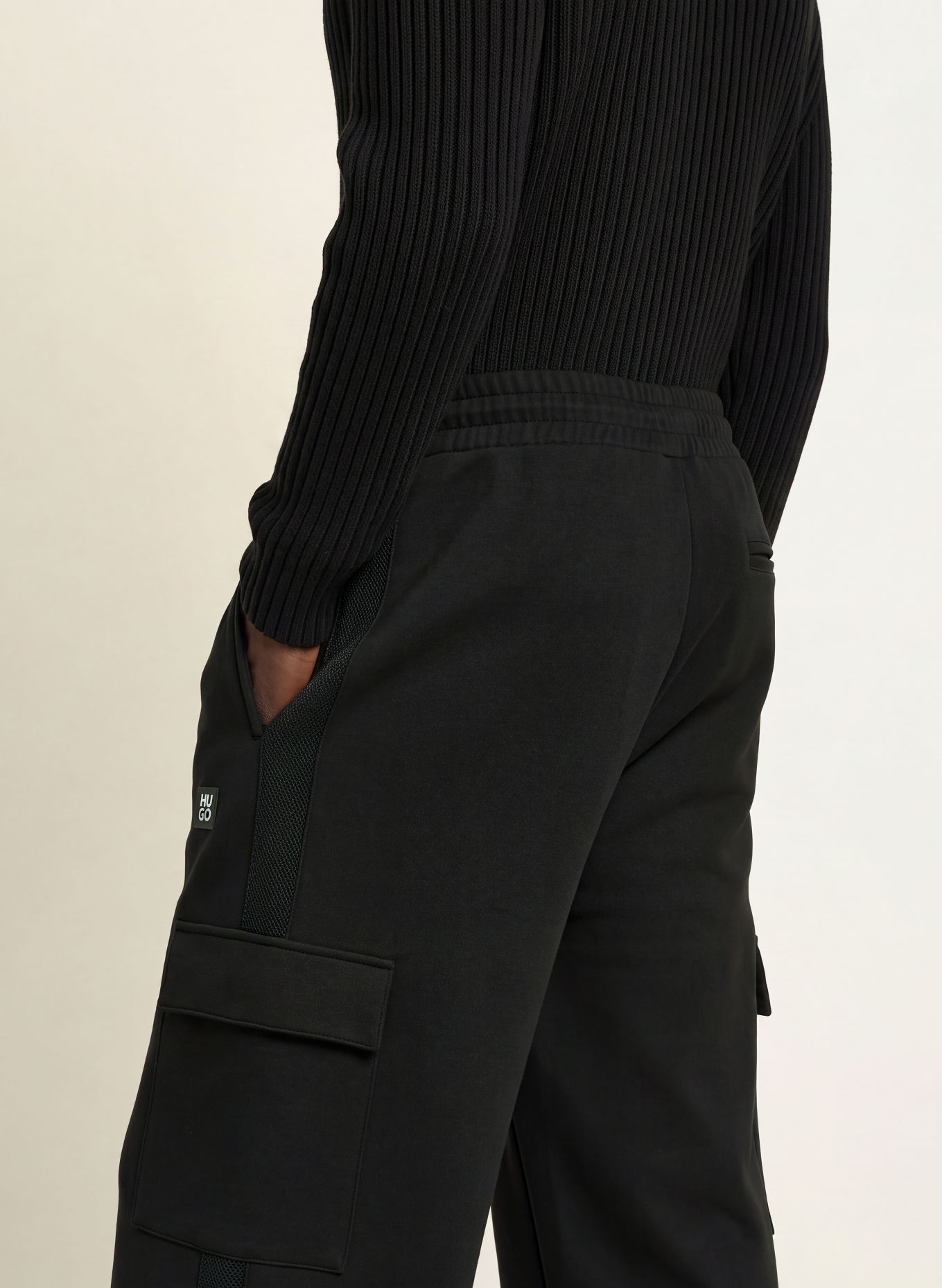 HUGO Sweatpants DERYPANT: SCHWARZ