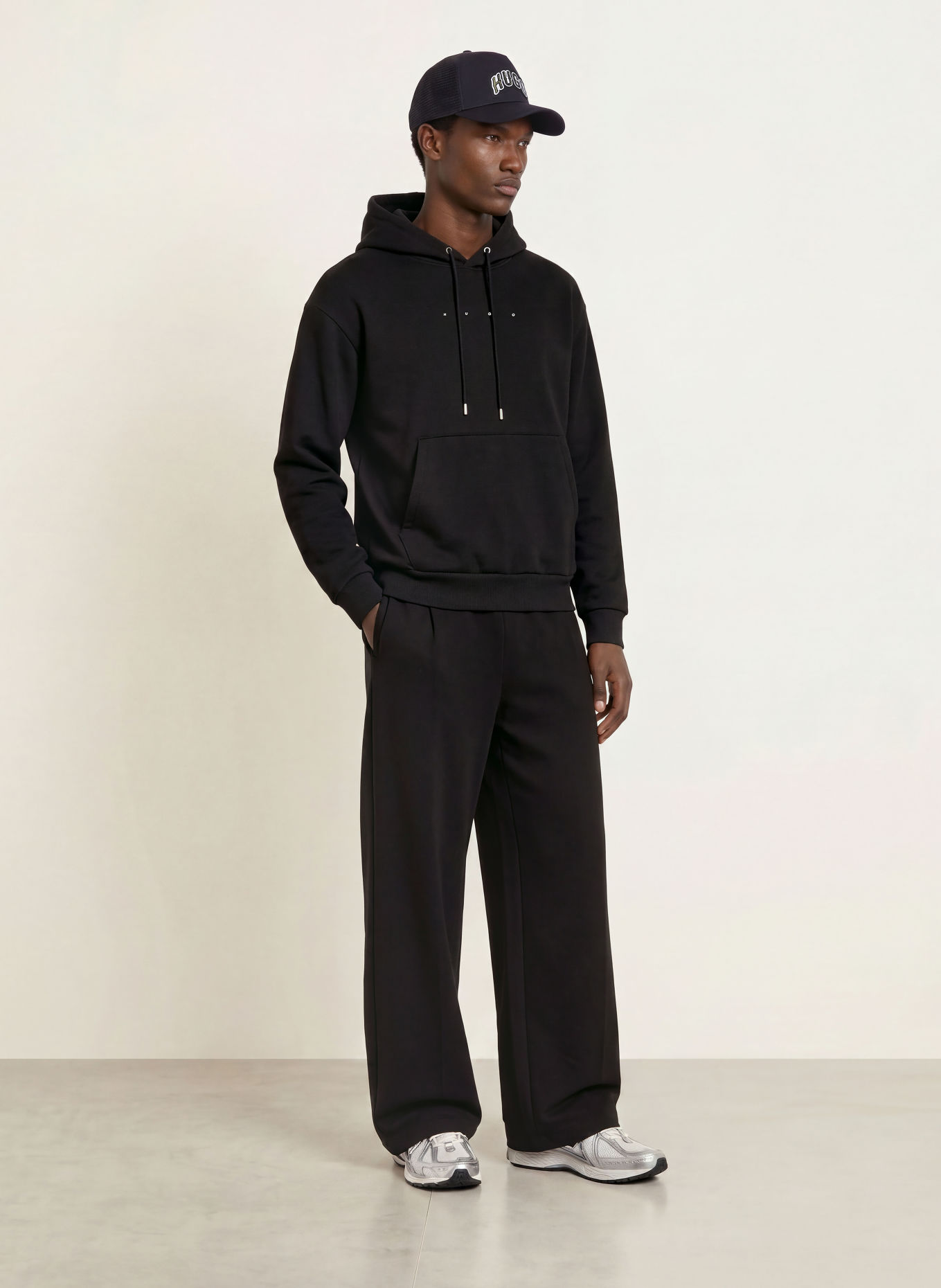 HUGO Sweatpants DEVROPANT: BLACK