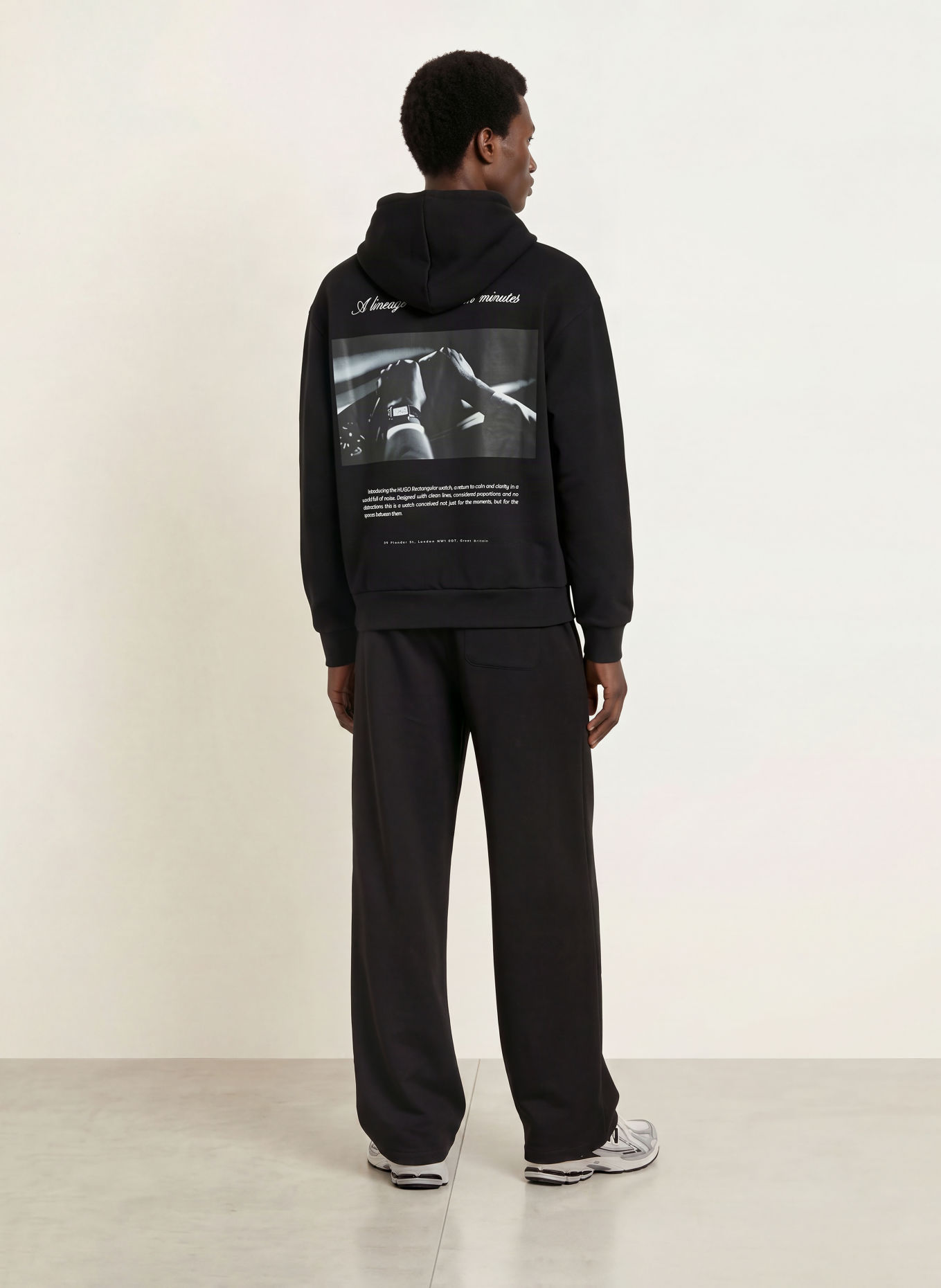 HUGO Sweatpants DEVROPANT: BLACK