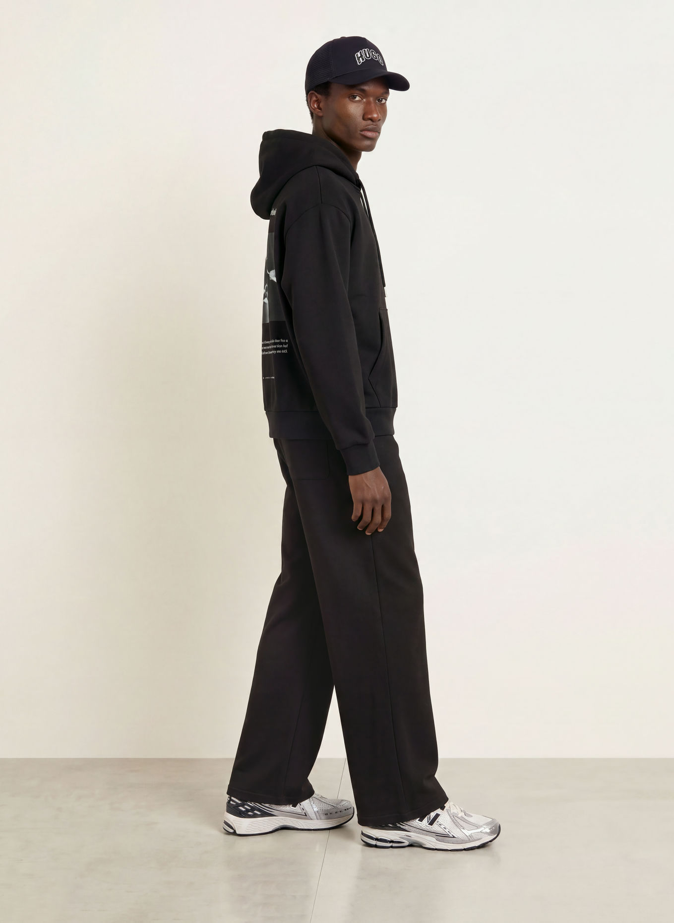 HUGO Sweatpants DEVROPANT: BLACK