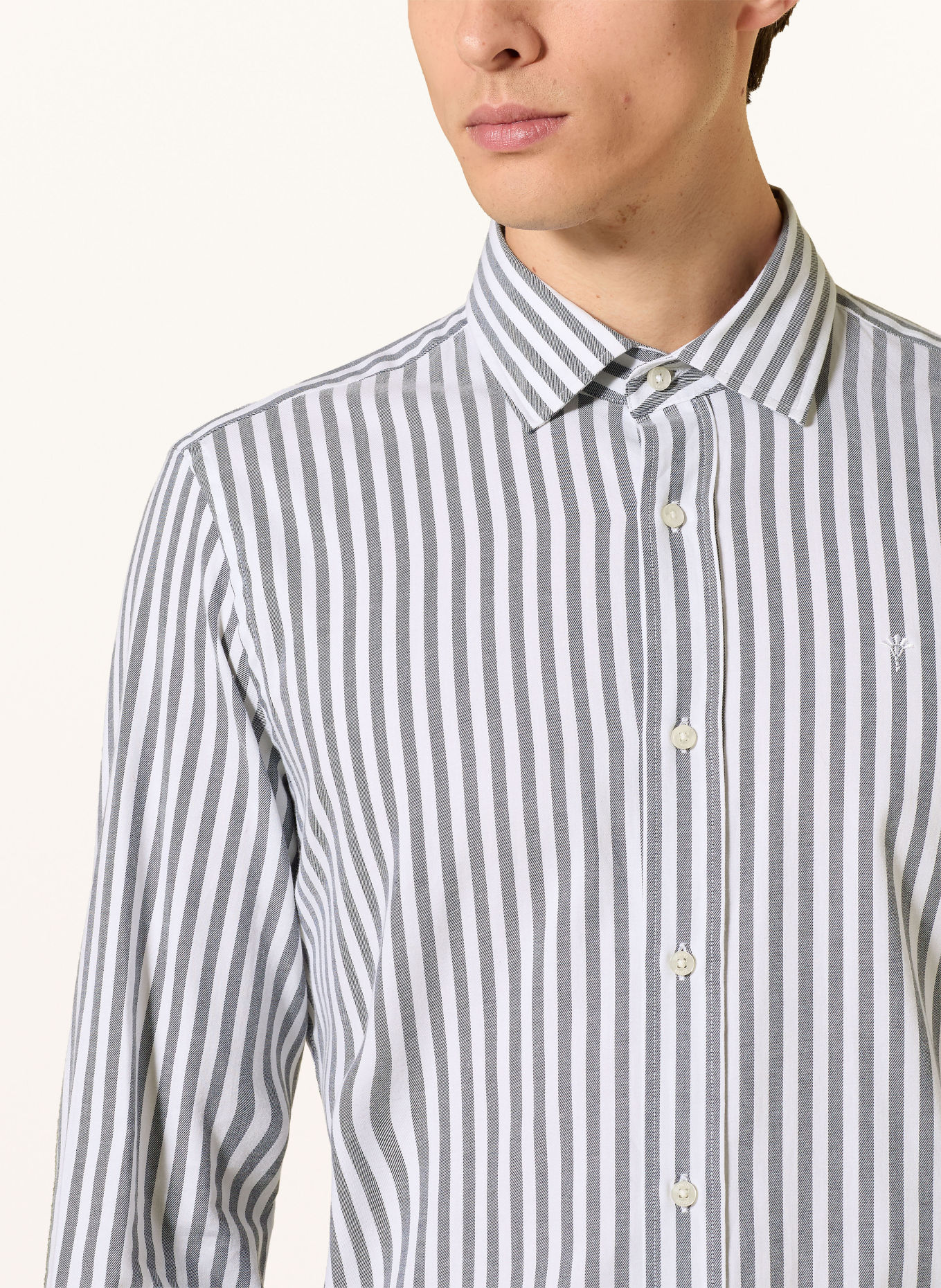 JOOP! Hemd MIKE Casual Fit: GRAU / WEISS