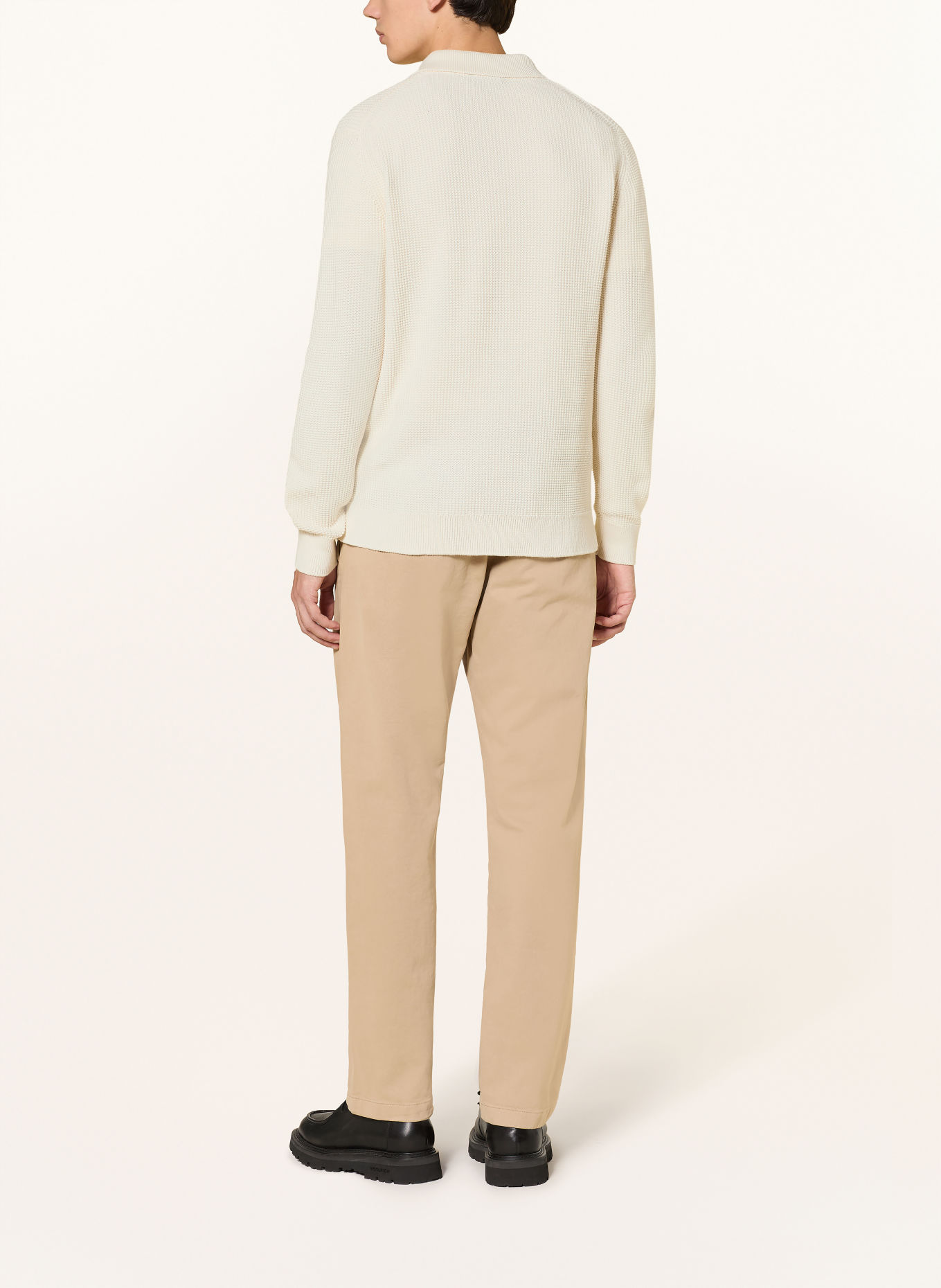 JOOP! XENNDER Knit polo shirt: ECRU