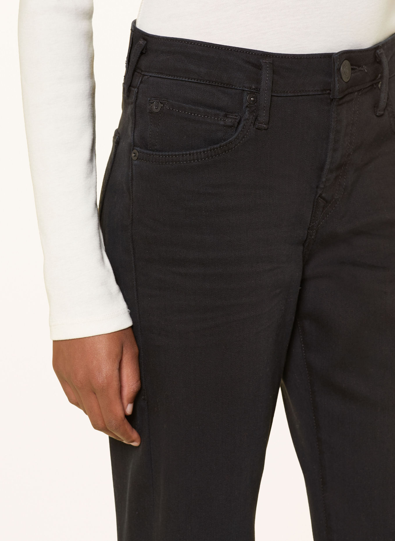 TRUE RELIGION Straight Jeans PIPER: 1001 BLACK