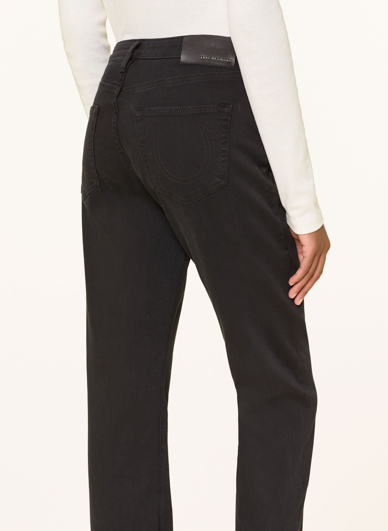 TRUE RELIGION Straight Jeans PIPER: 1001 BLACK