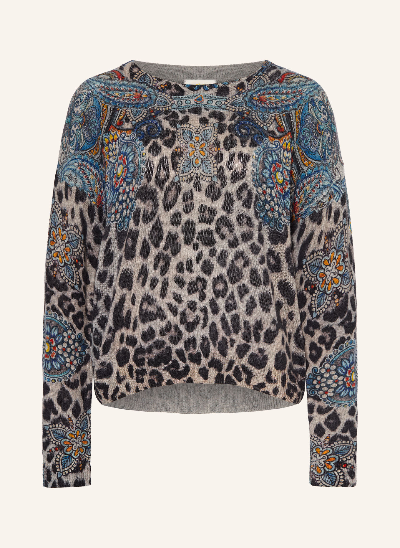 Princess GOES HOLLYWOOD Pullover: GRAU / BLAU / SCHWARZ