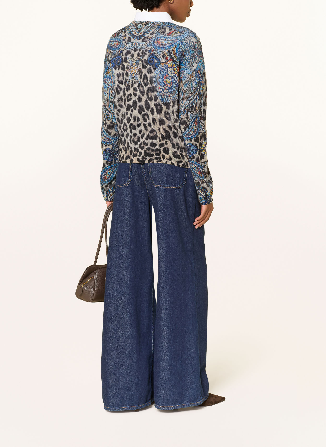 Princess GOES HOLLYWOOD Pullover: GRAU / BLAU / SCHWARZ