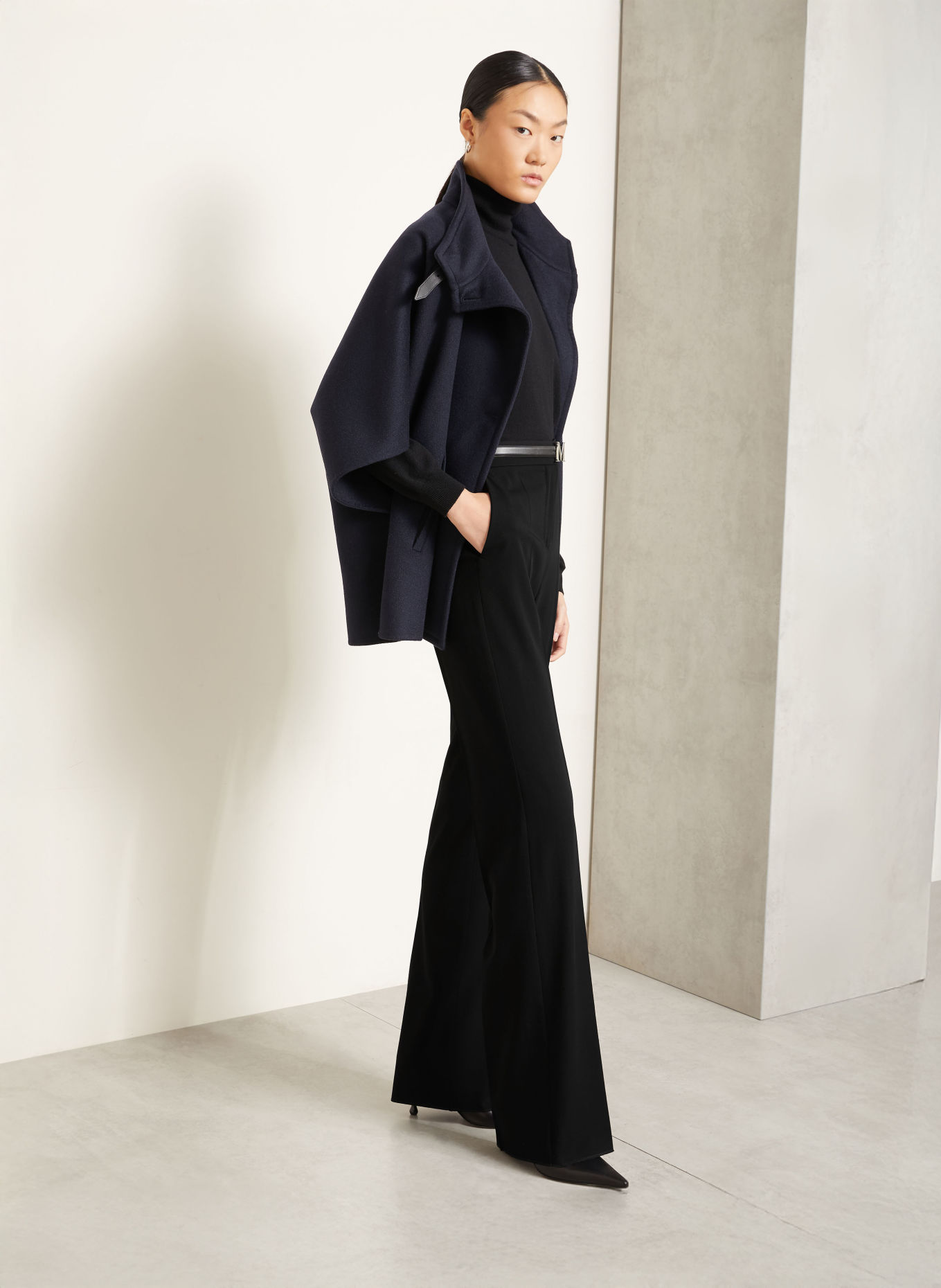 Max Mara Pantalon palazzo PERLE: NOIR