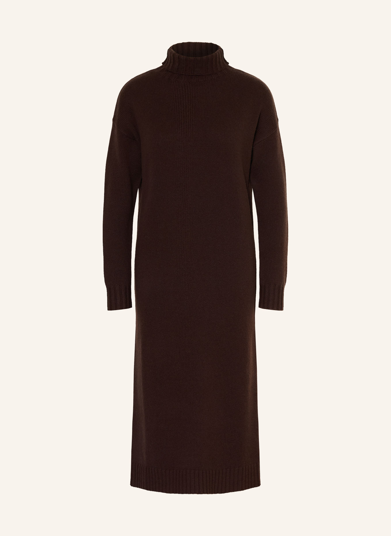 Max Mara Strickkleid FRAGORE mit Cashmere: DUNKELBRAUN