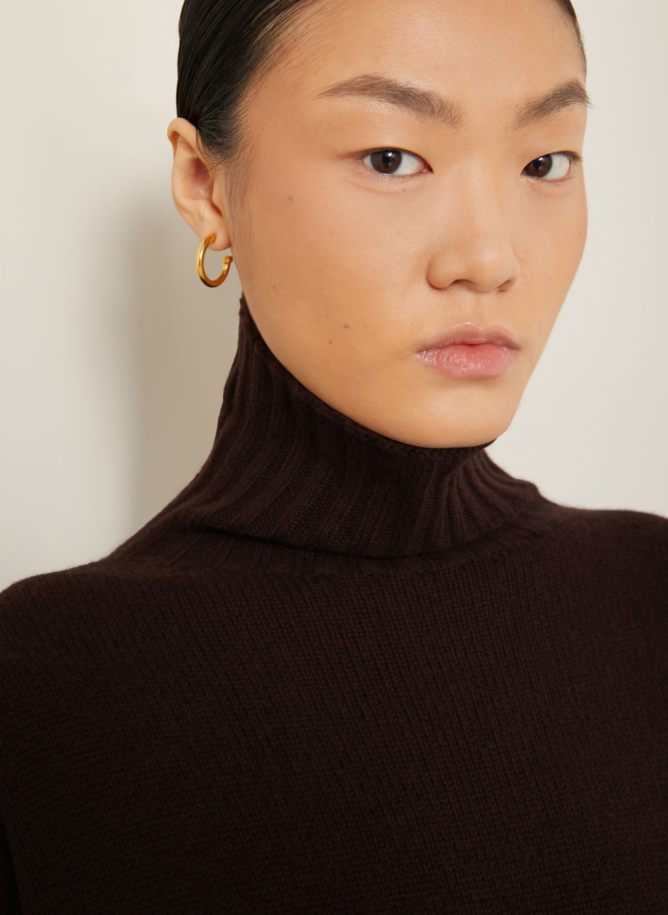 Max Mara Strickkleid FRAGORE mit Cashmere: DUNKELBRAUN