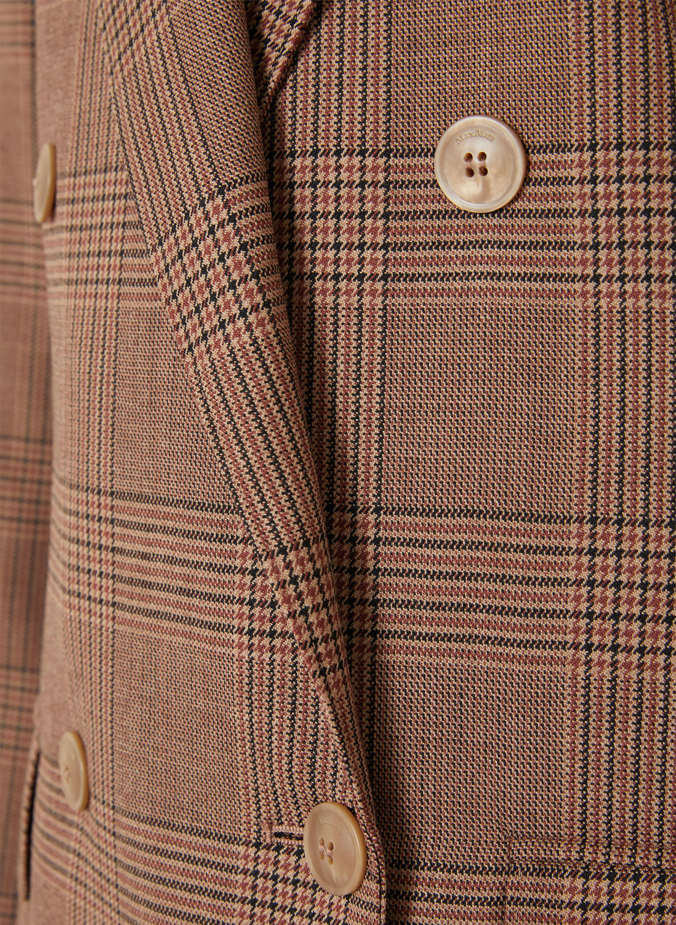 Max Mara Blazer long ASTRALE: CHAMEAU / MARRON FONCÉ