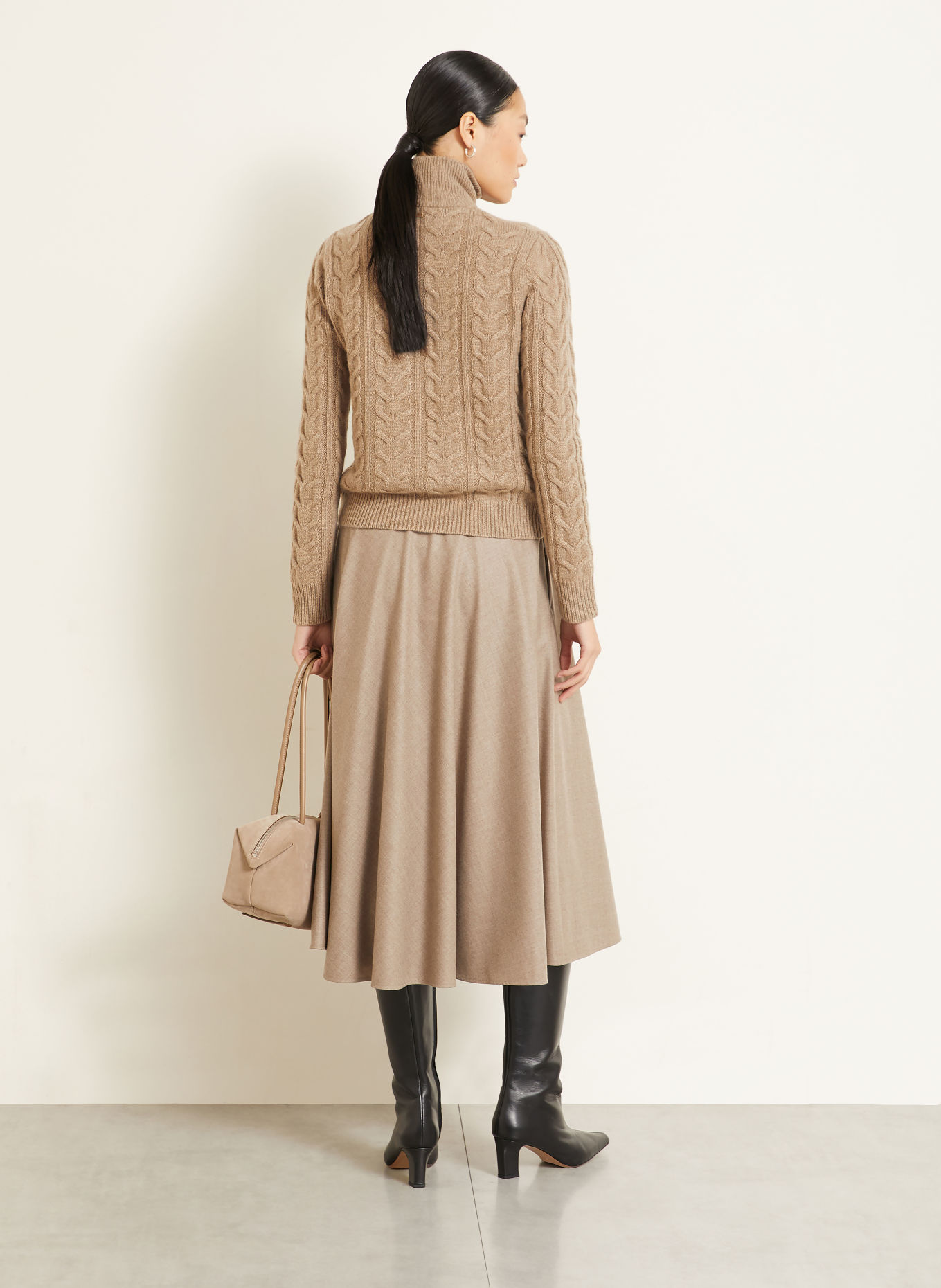 Max Mara Cashmere-Troyer LIBERO: CAMEL