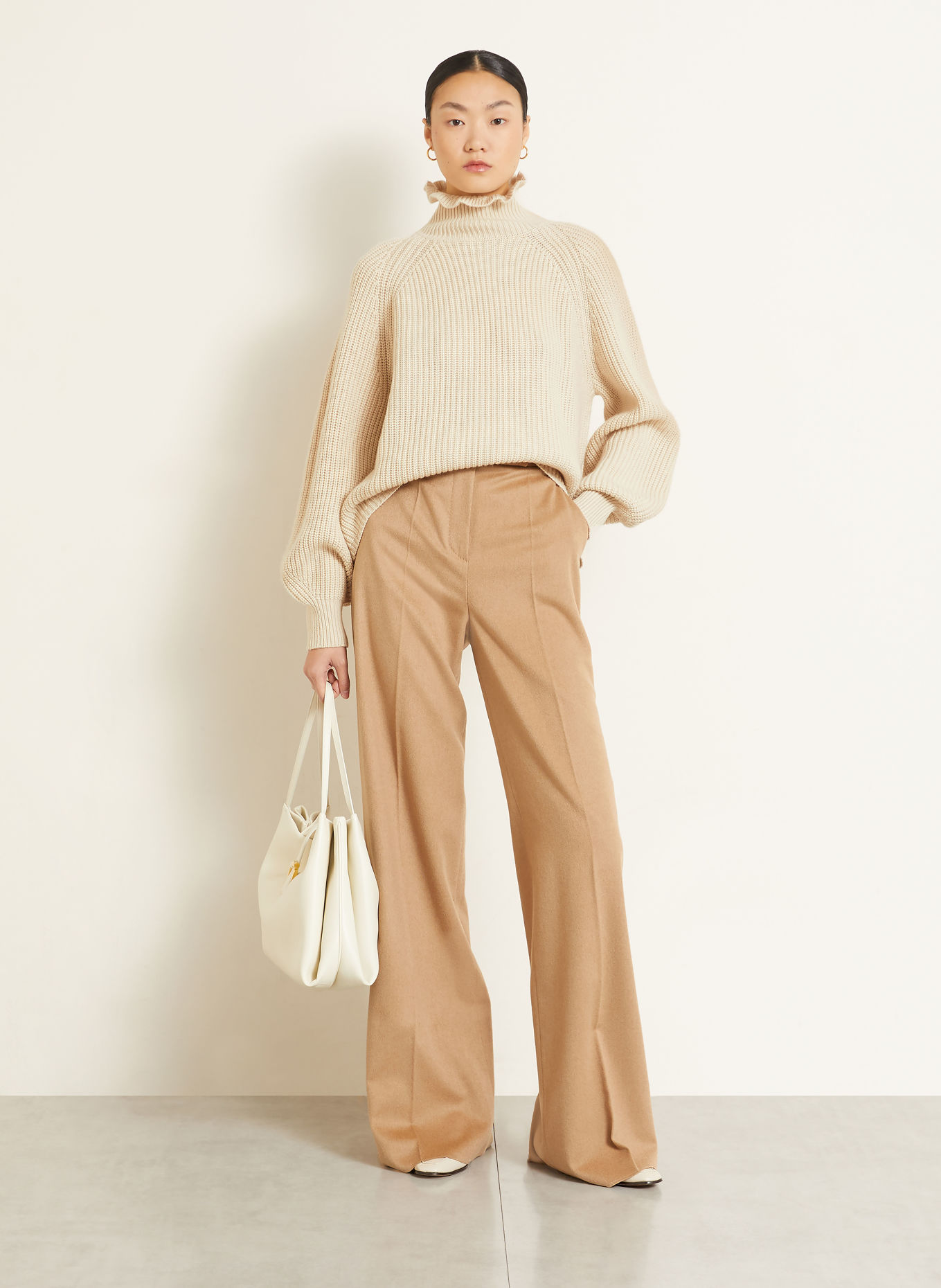 Max Mara Pullover PONTILE mit Cashmere: BEIGE