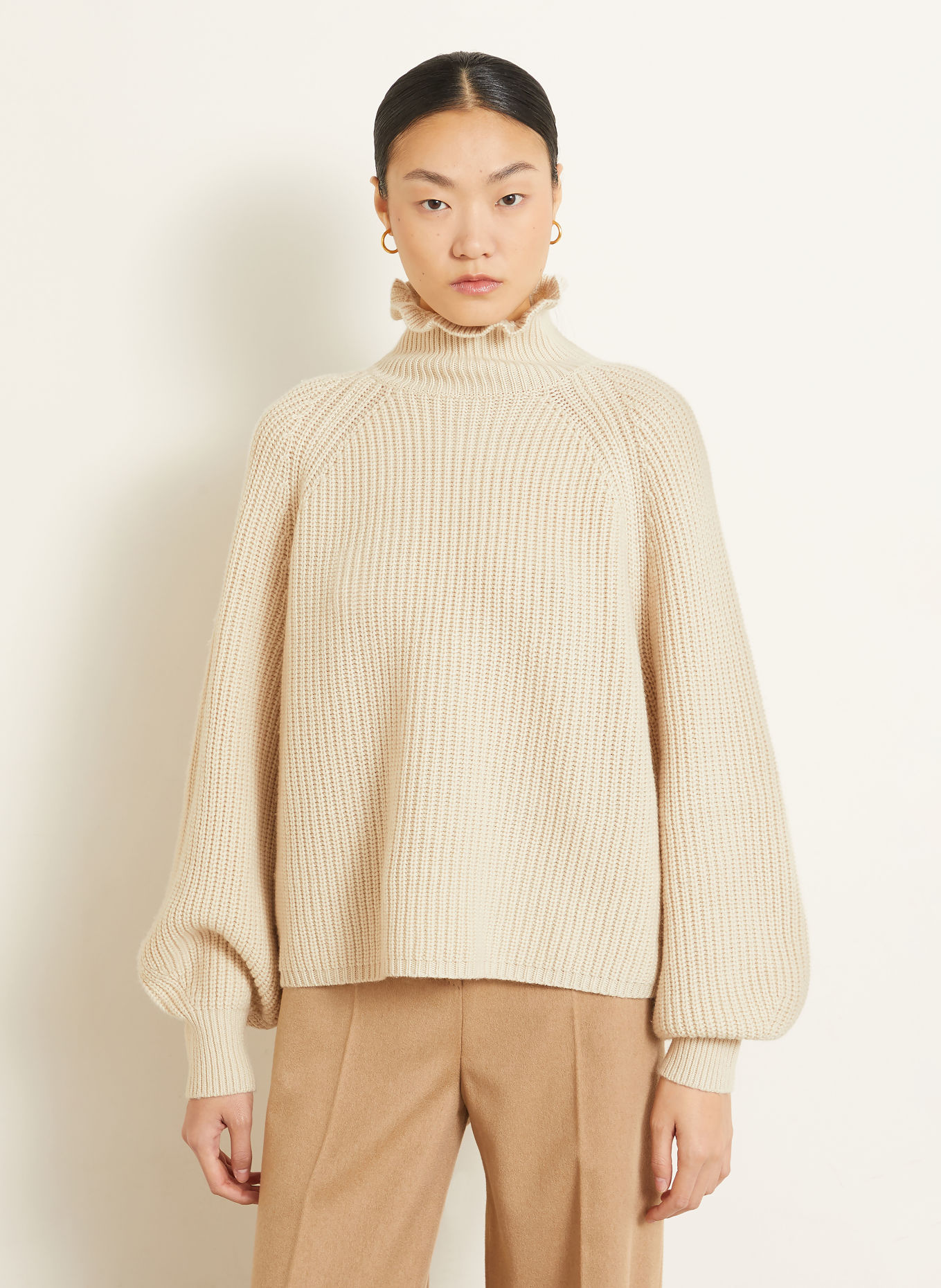 Max Mara Pullover PONTILE mit Cashmere: BEIGE